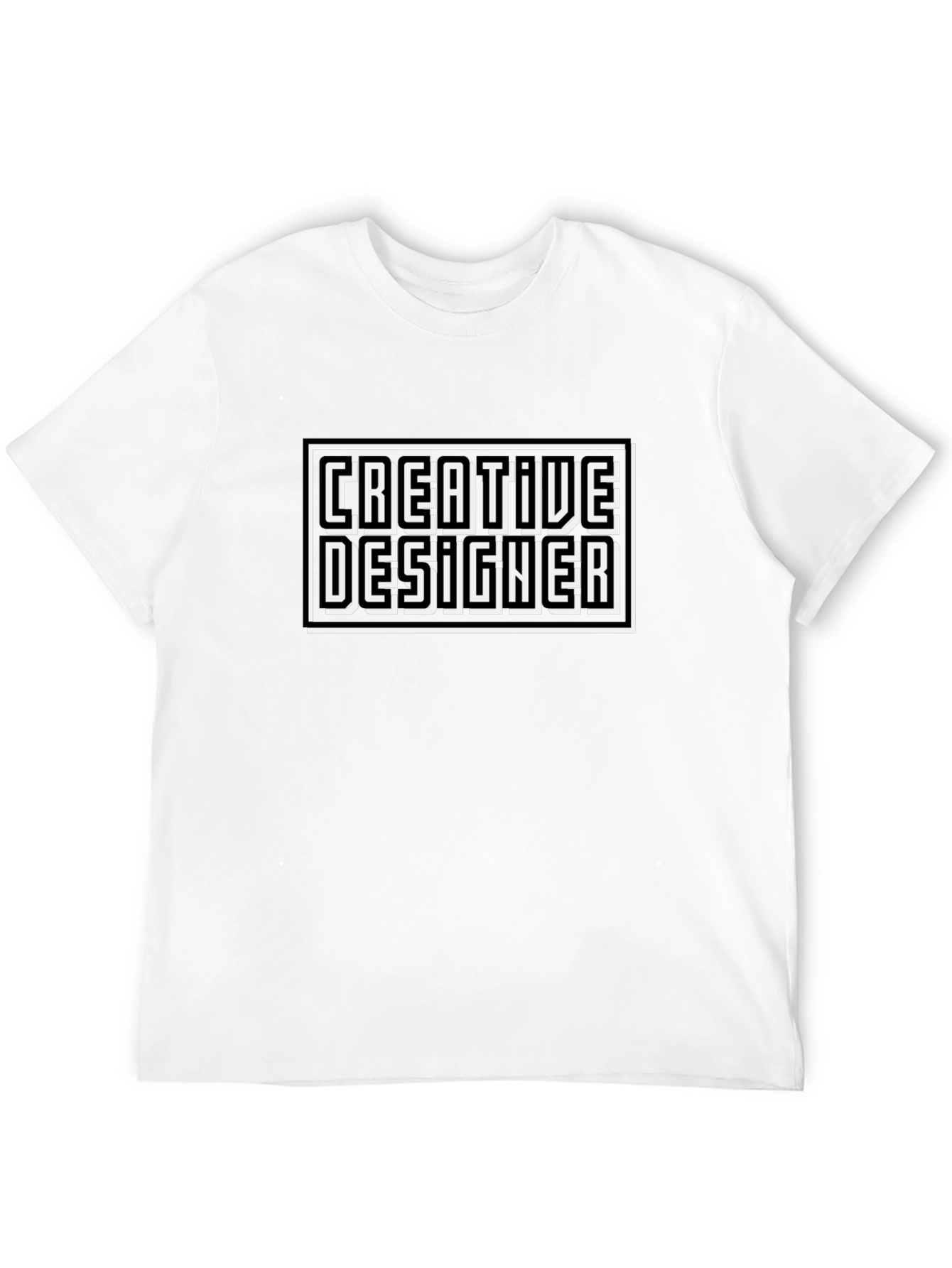 Creative Designer Black T-Shirt