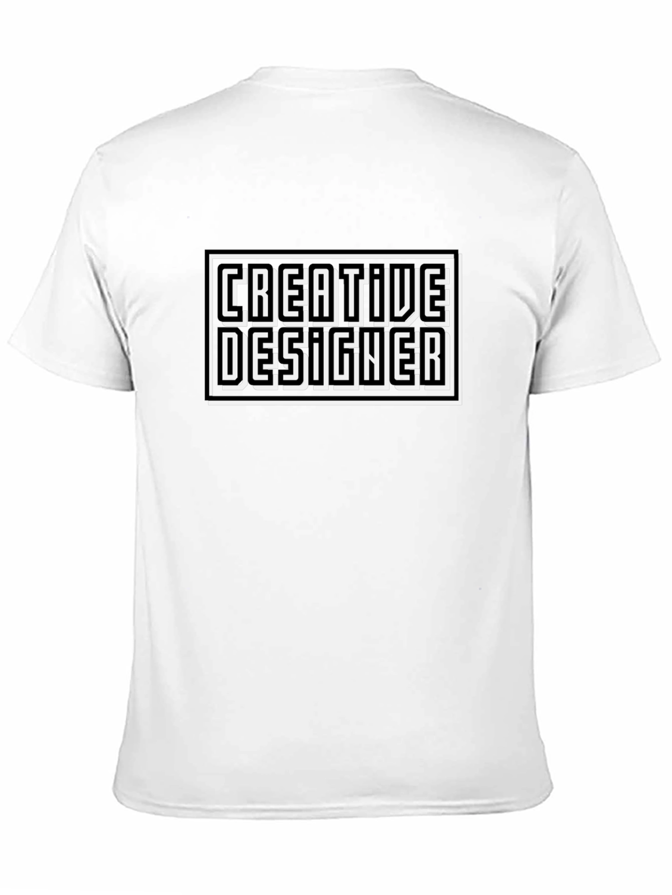 Creative Designer Black T-Shirt
