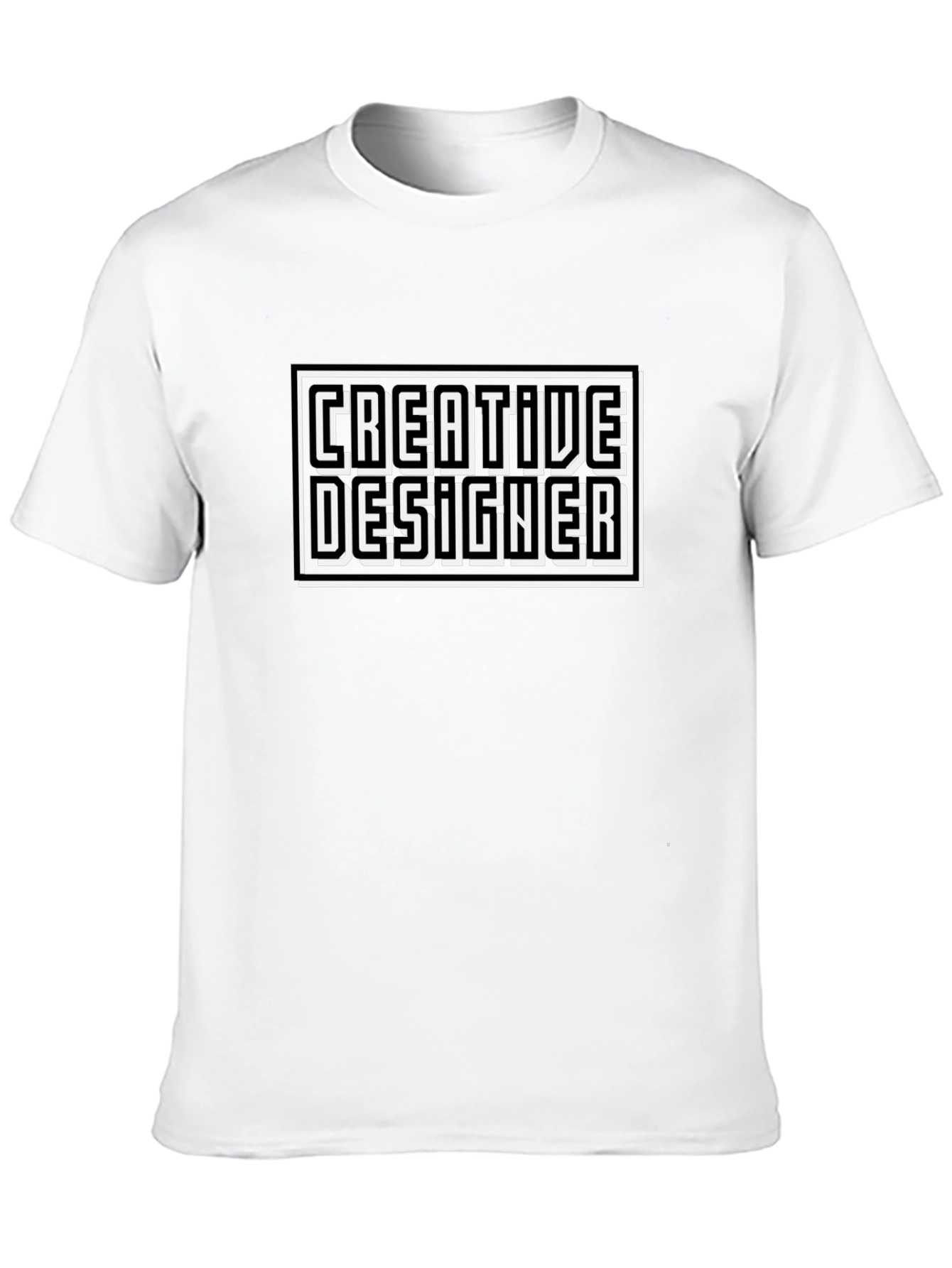 Creative Designer Black T-Shirt