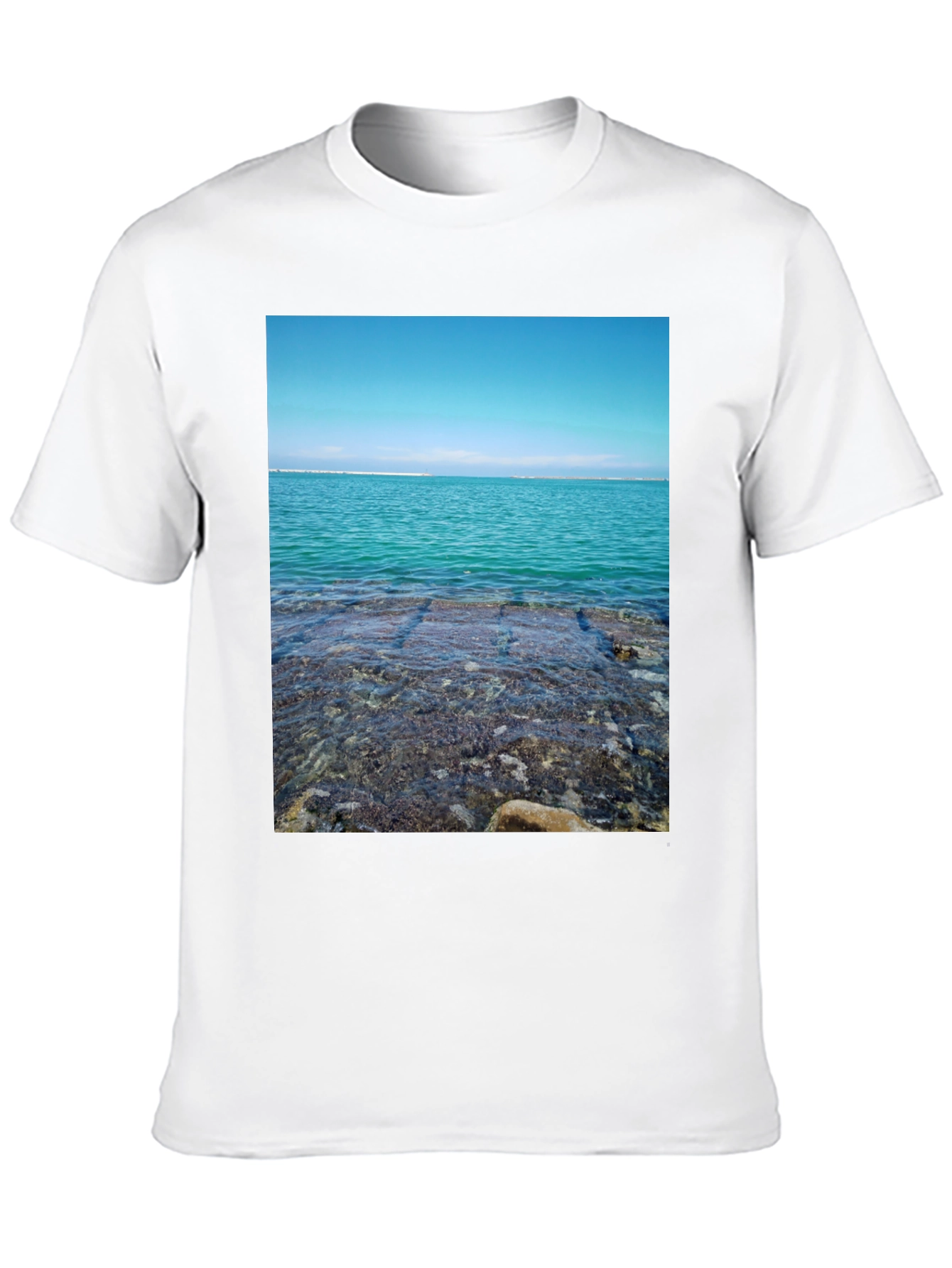 Ocean View Black T-Shirt