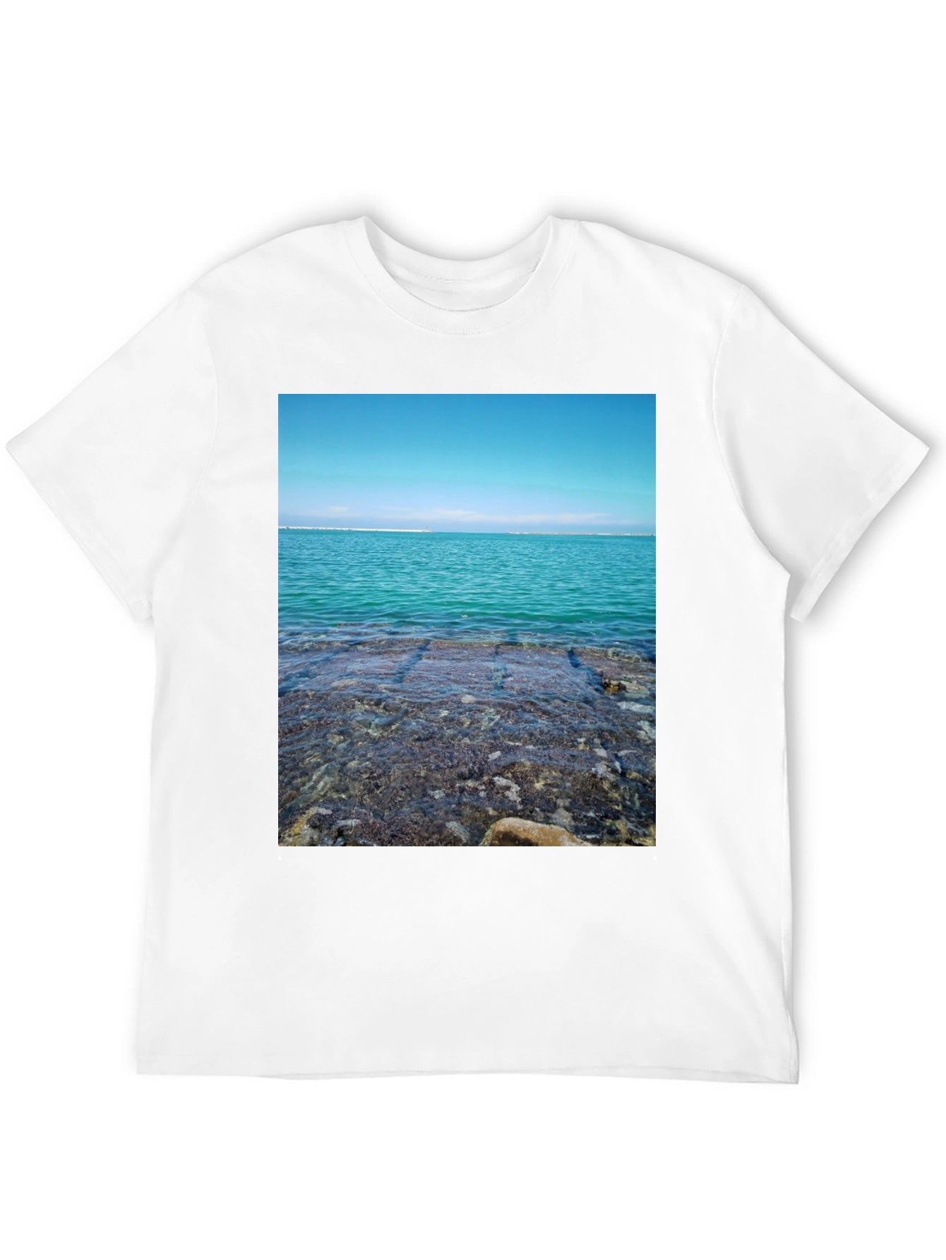 Ocean View Black T-Shirt