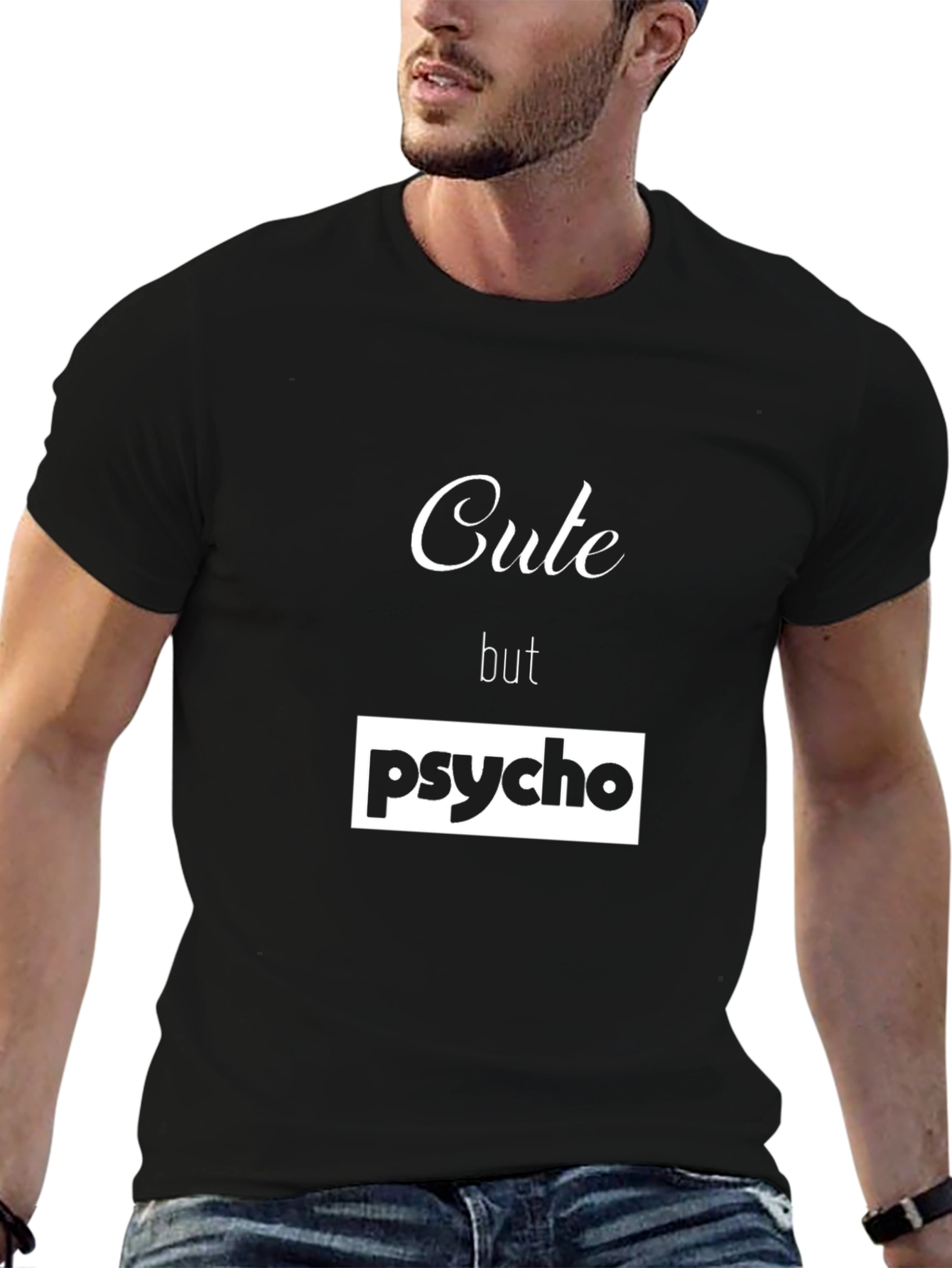 Cute But Psycho T-Shirt - Mens Graphic Tee