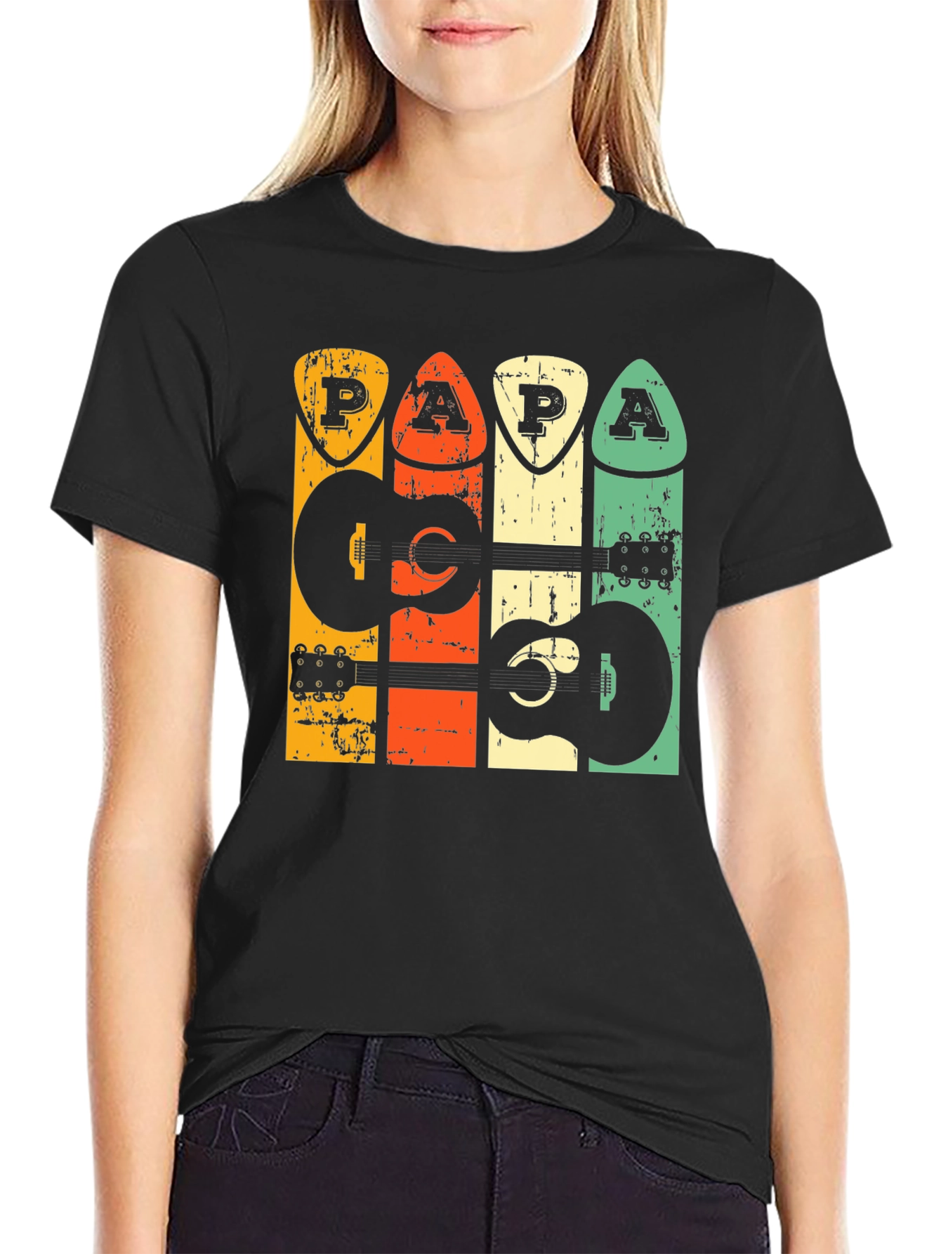Retro Guitar Papa T-Shirt