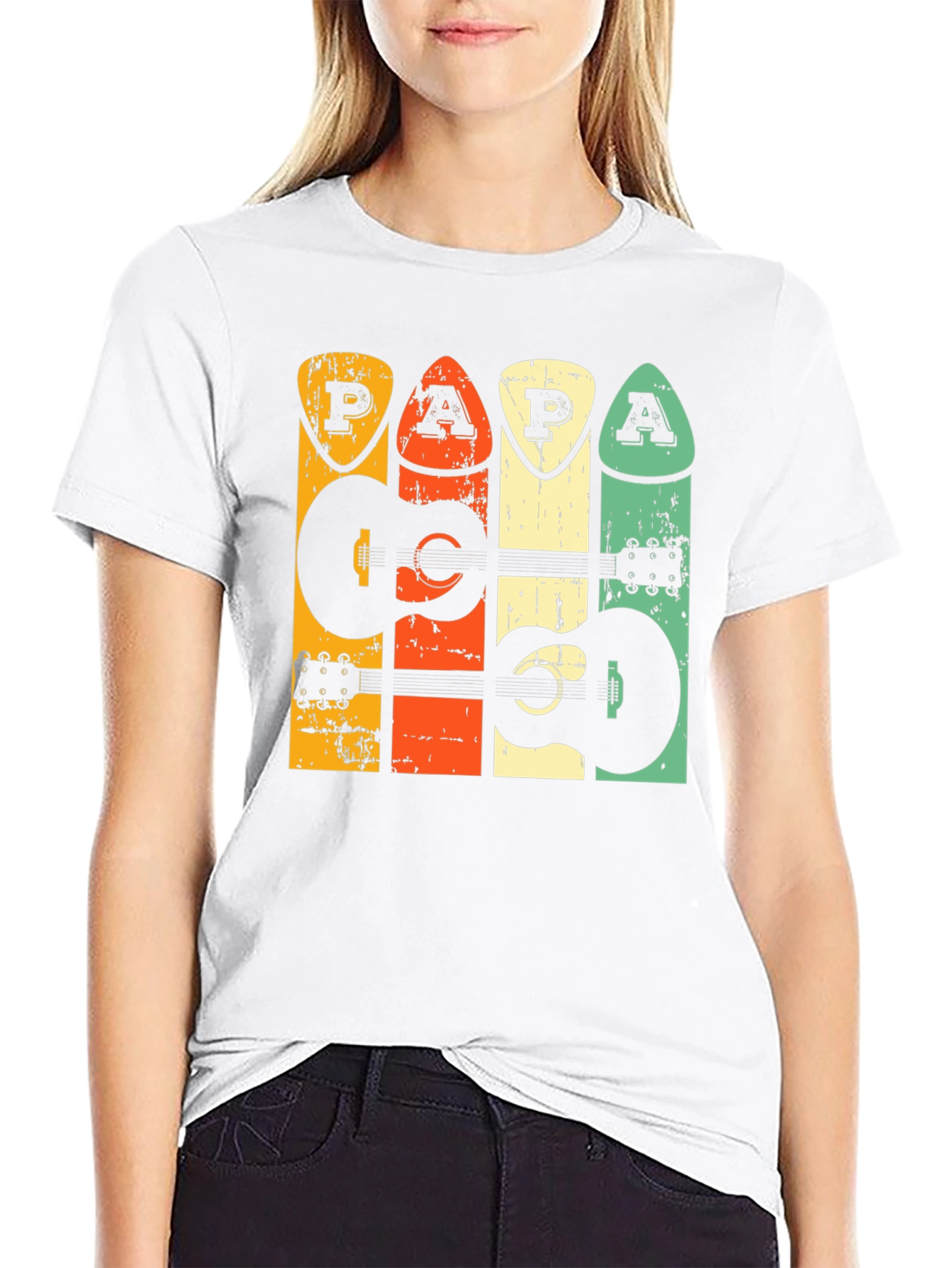 Retro Guitar Papa T-Shirt