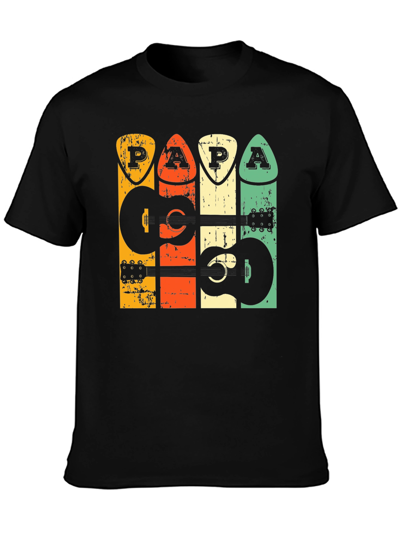 Retro Guitar Papa T-Shirt