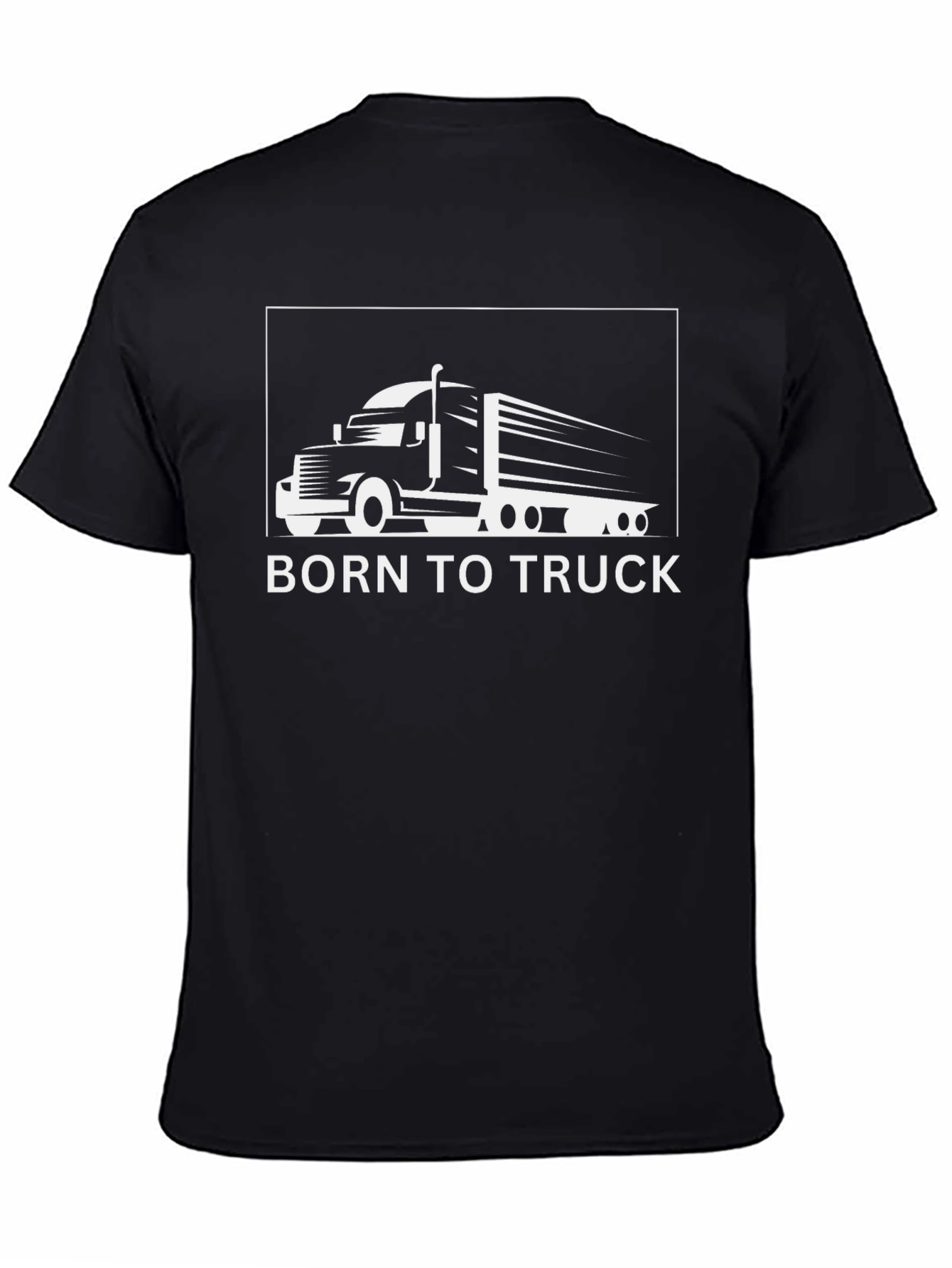Born to Truck Black Graphic Tee