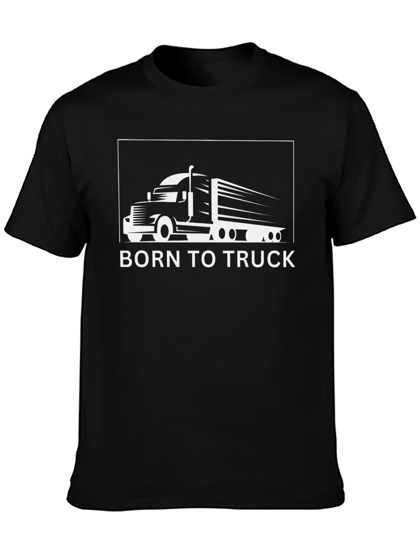 Born to Truck Black Graphic Tee