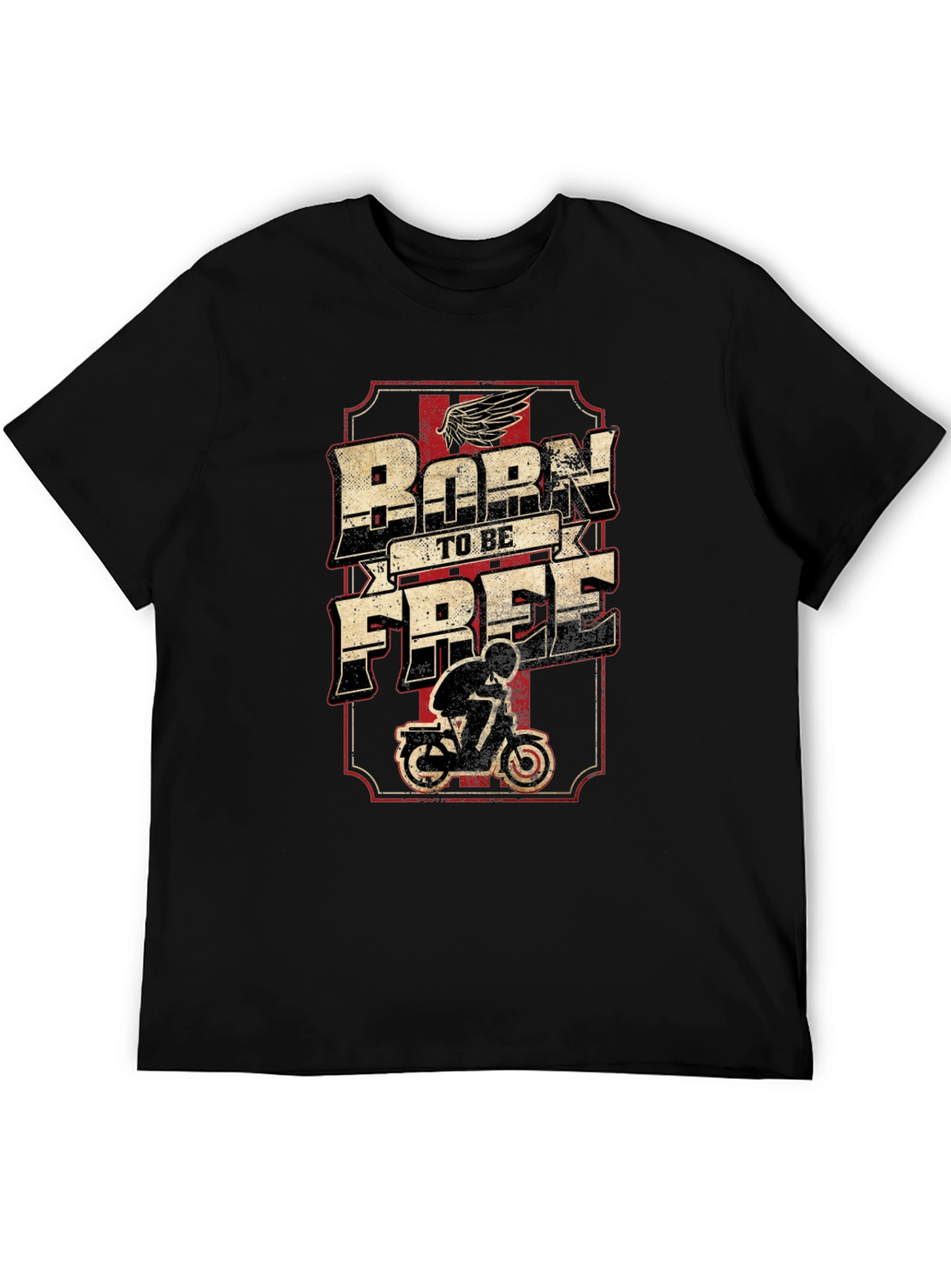 Born to be Free Motorcycle T-Shirt