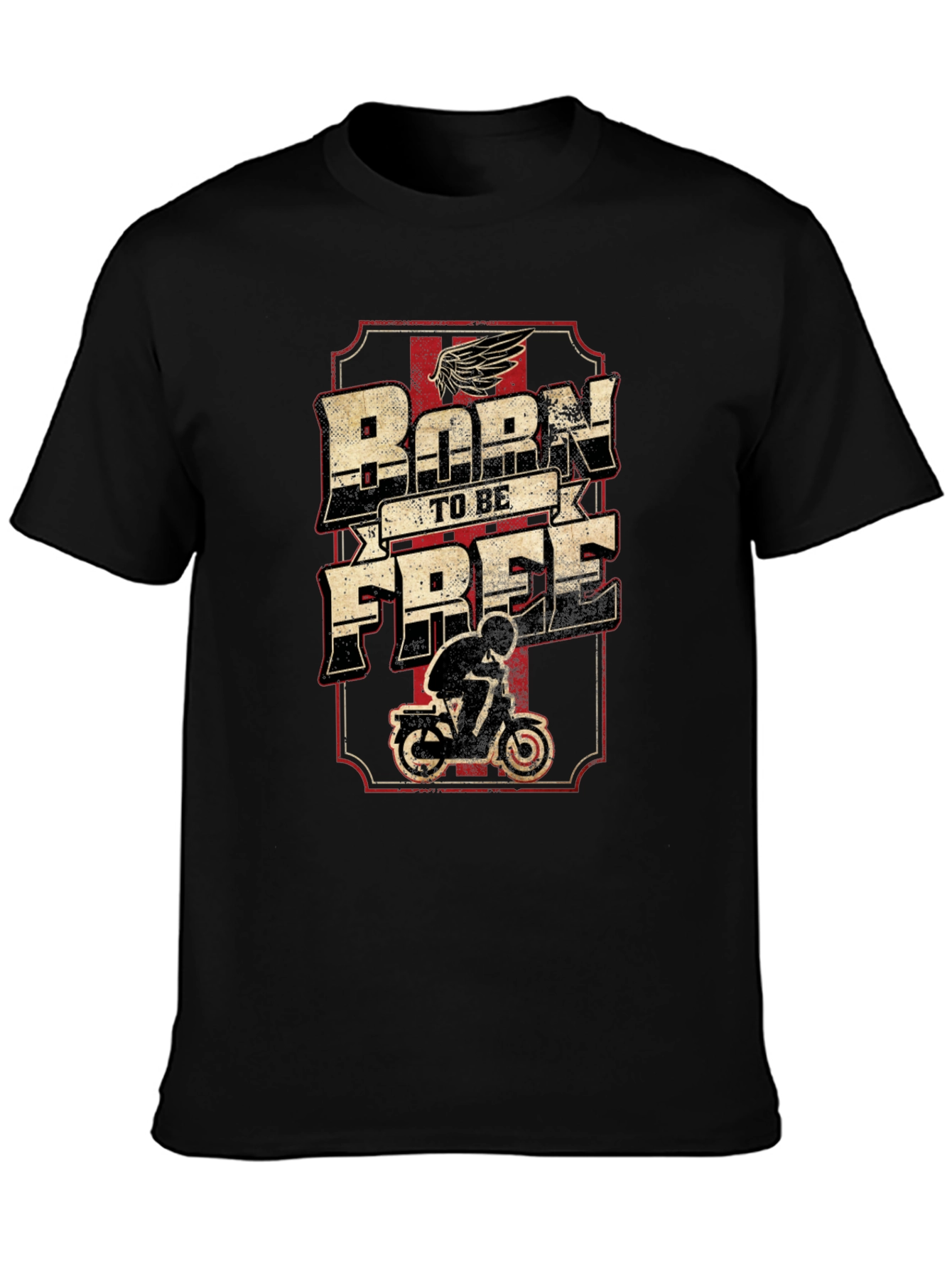 Born to be Free Motorcycle T-Shirt