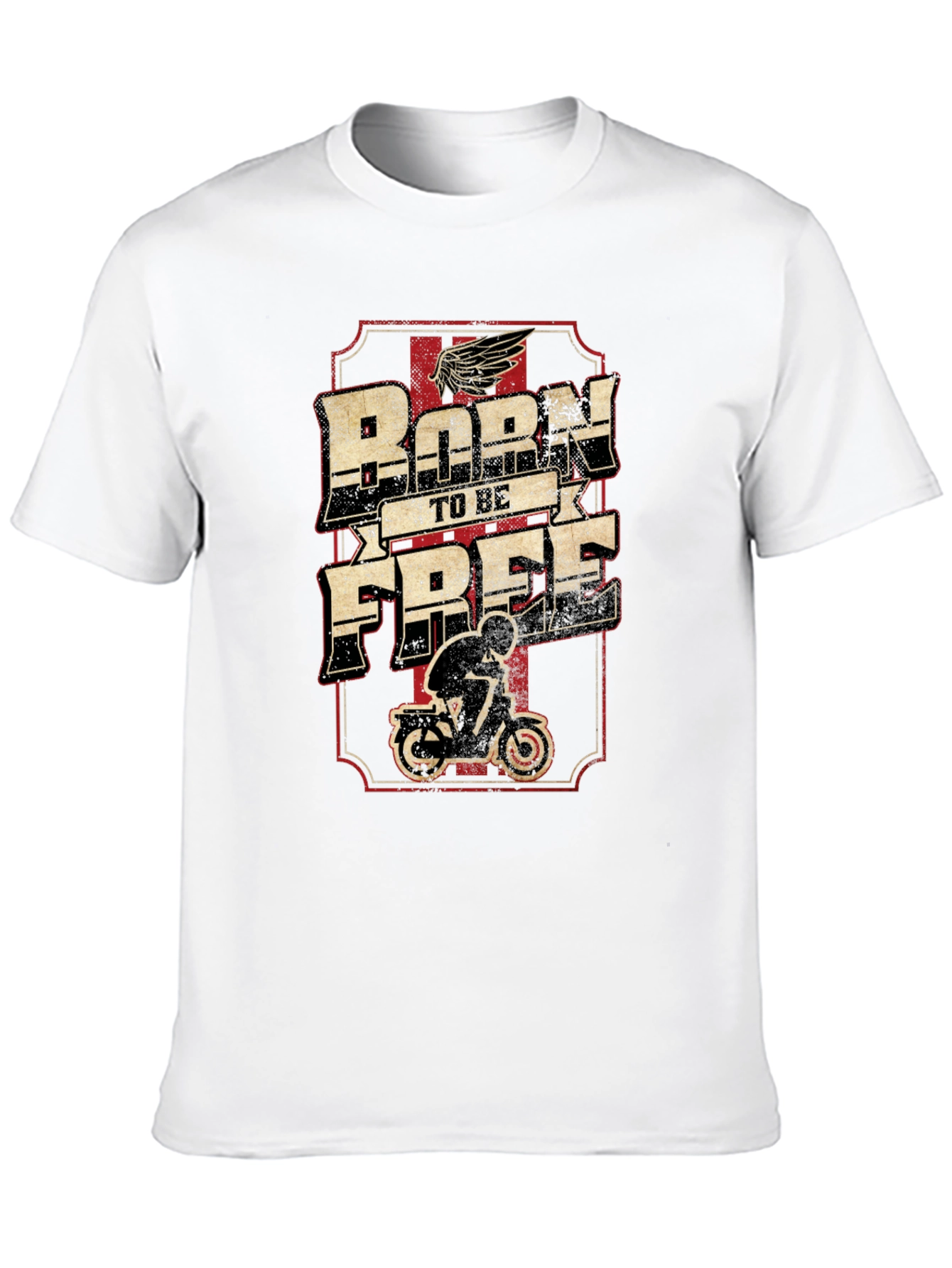 Born to be Free Motorcycle T-Shirt