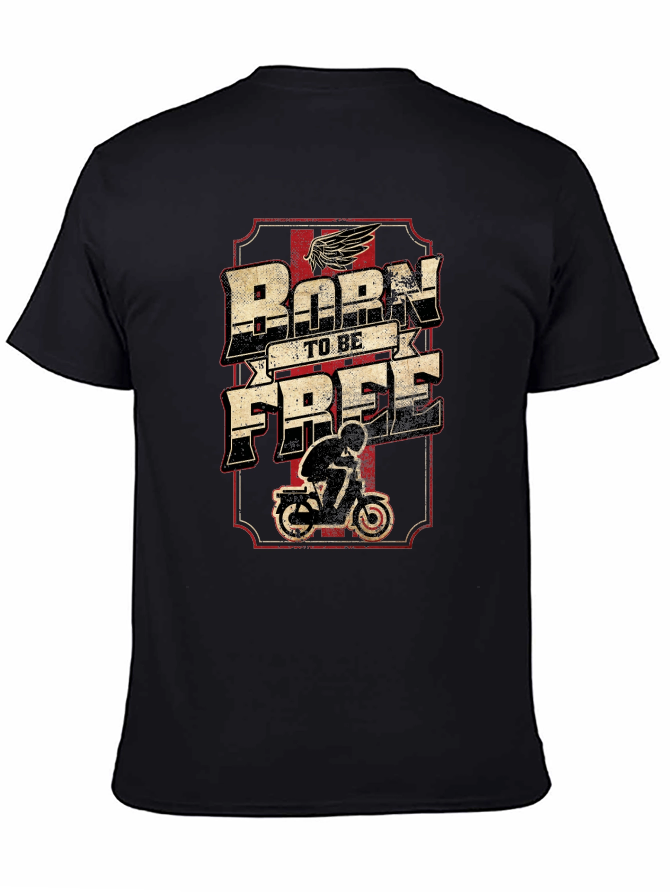 Born to be Free Motorcycle T-Shirt