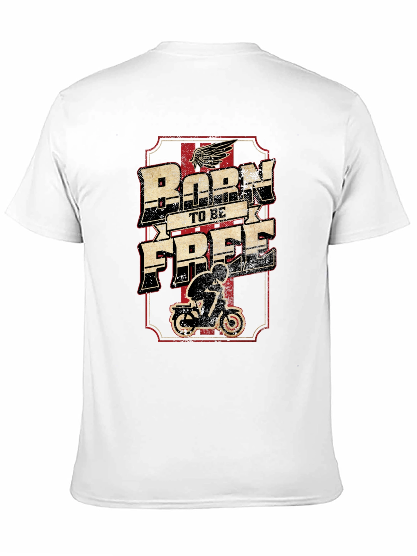Born to be Free Motorcycle T-Shirt