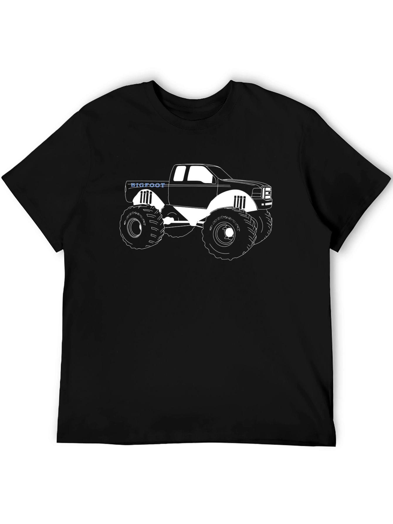 Bigfoot Monster Truck Graphic Tee - Black