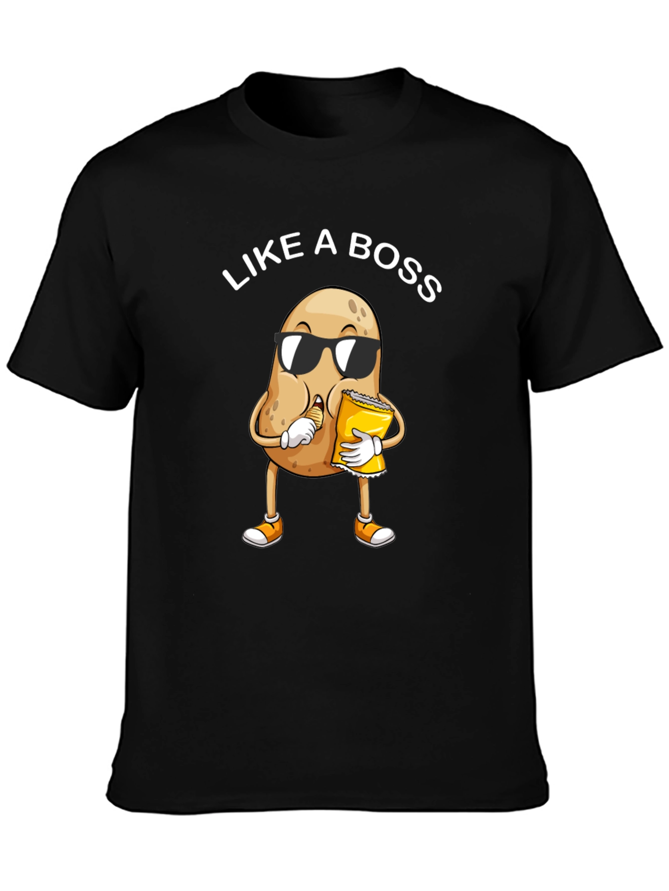 Like a Boss Potato Graphic T-Shirt