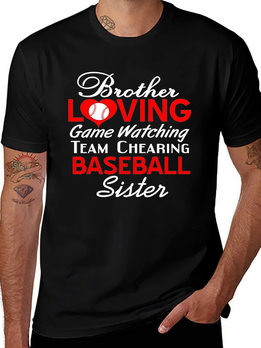 Brother Sister Baseball Game Shirt