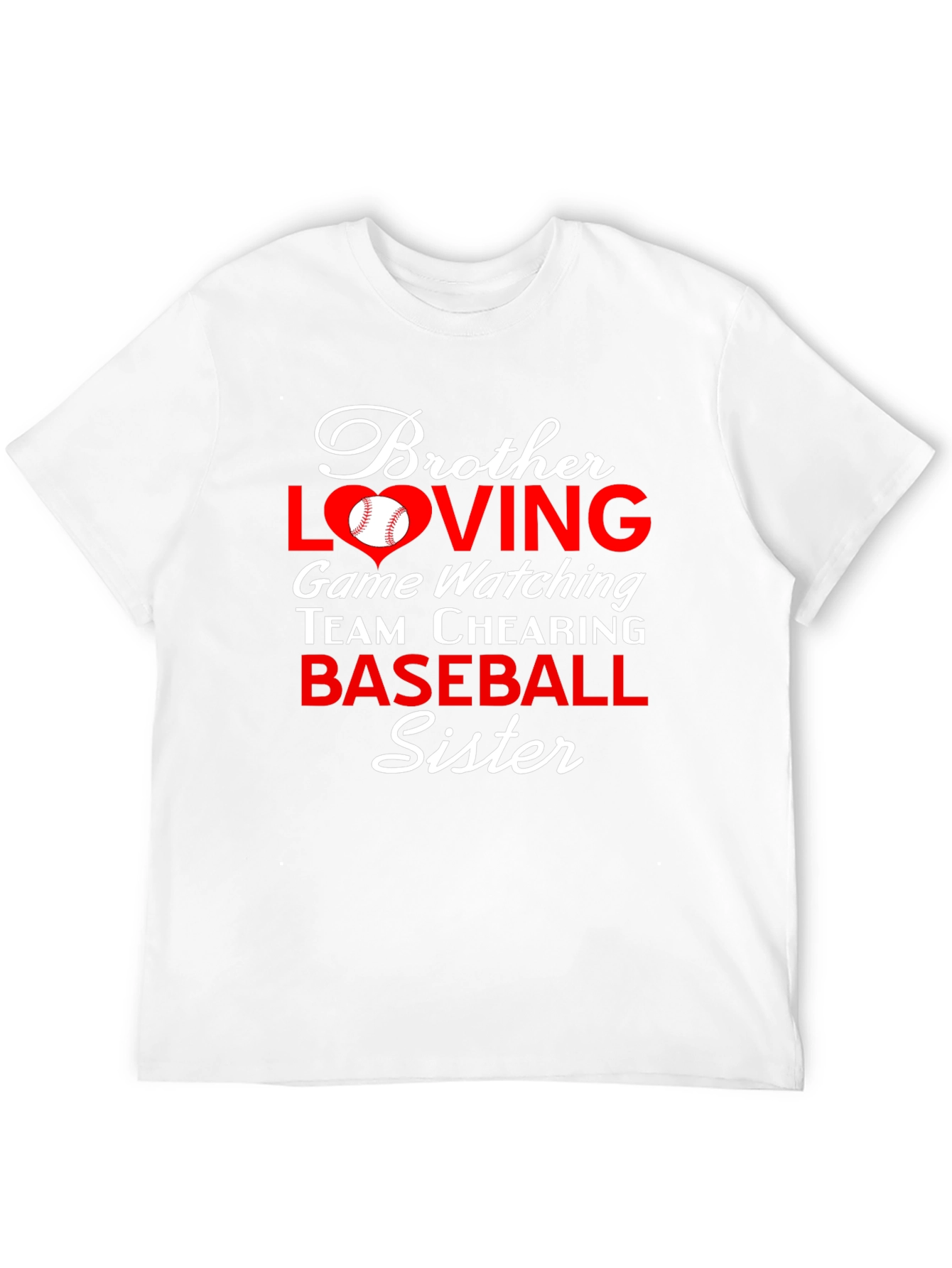 Brother Sister Baseball Game Shirt