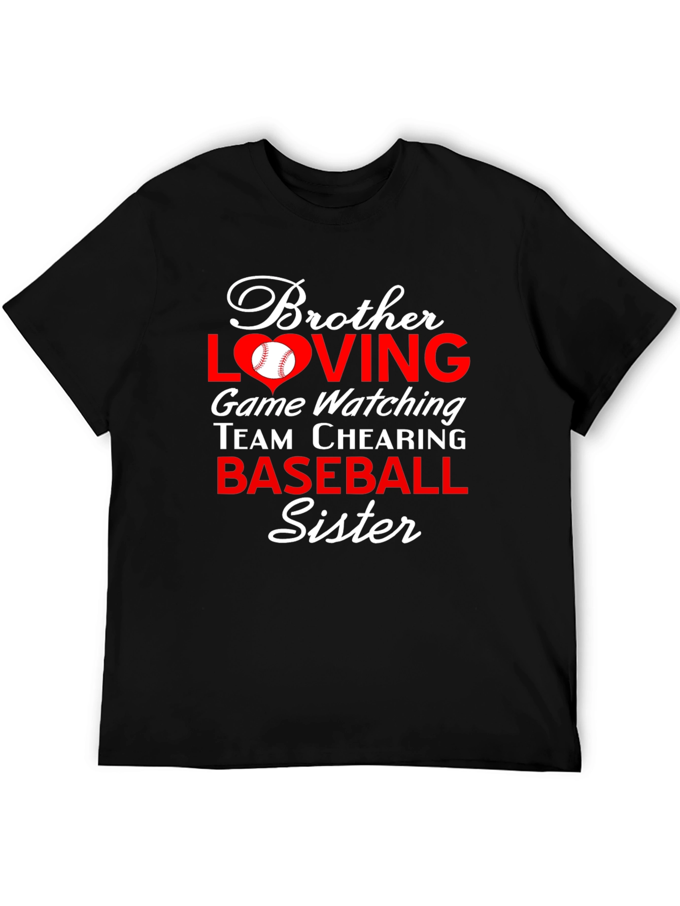 Brother Sister Baseball Game Shirt