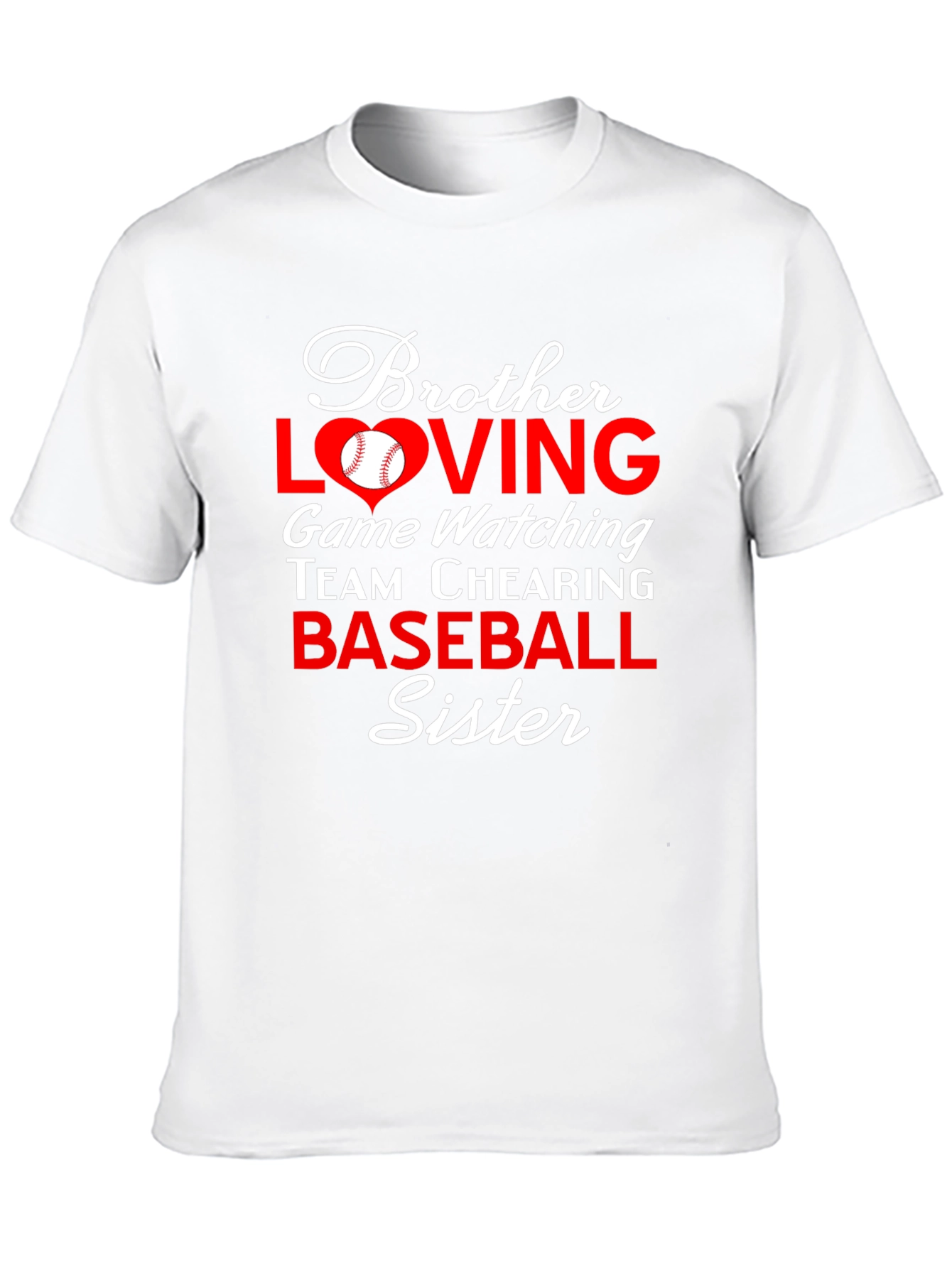 Brother Sister Baseball Game Shirt