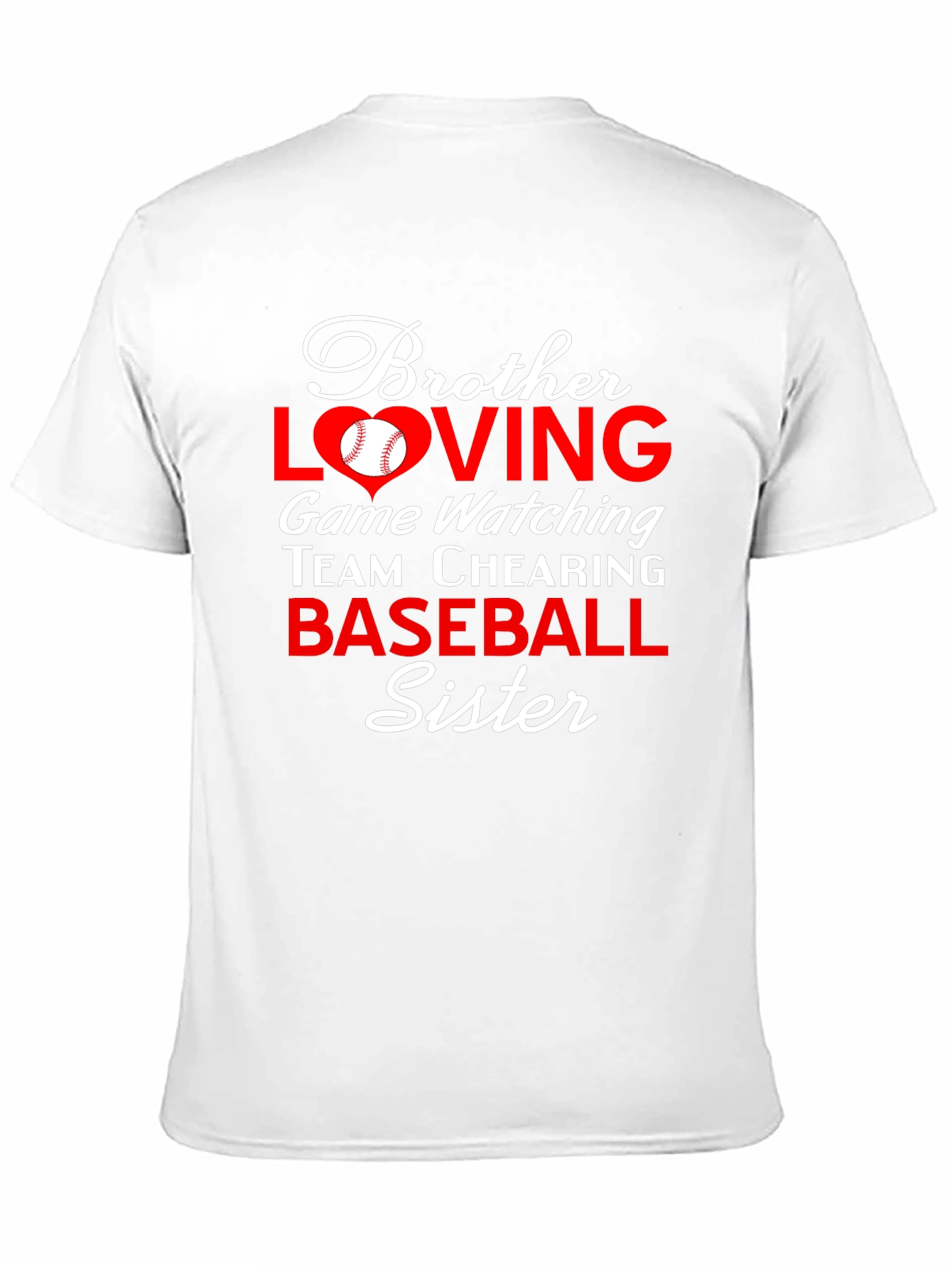 Brother Sister Baseball Game Shirt