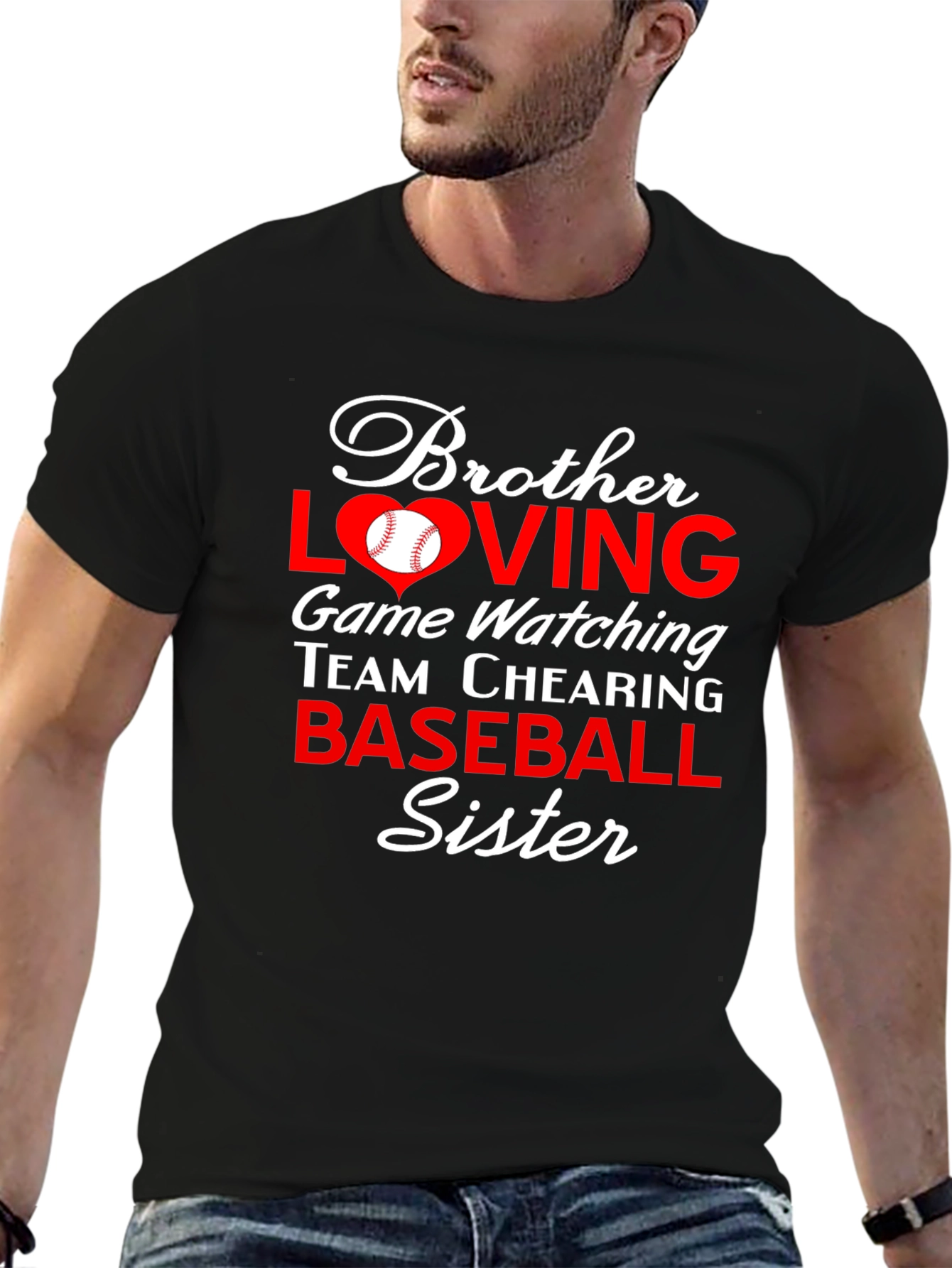Brother Sister Baseball Game Shirt
