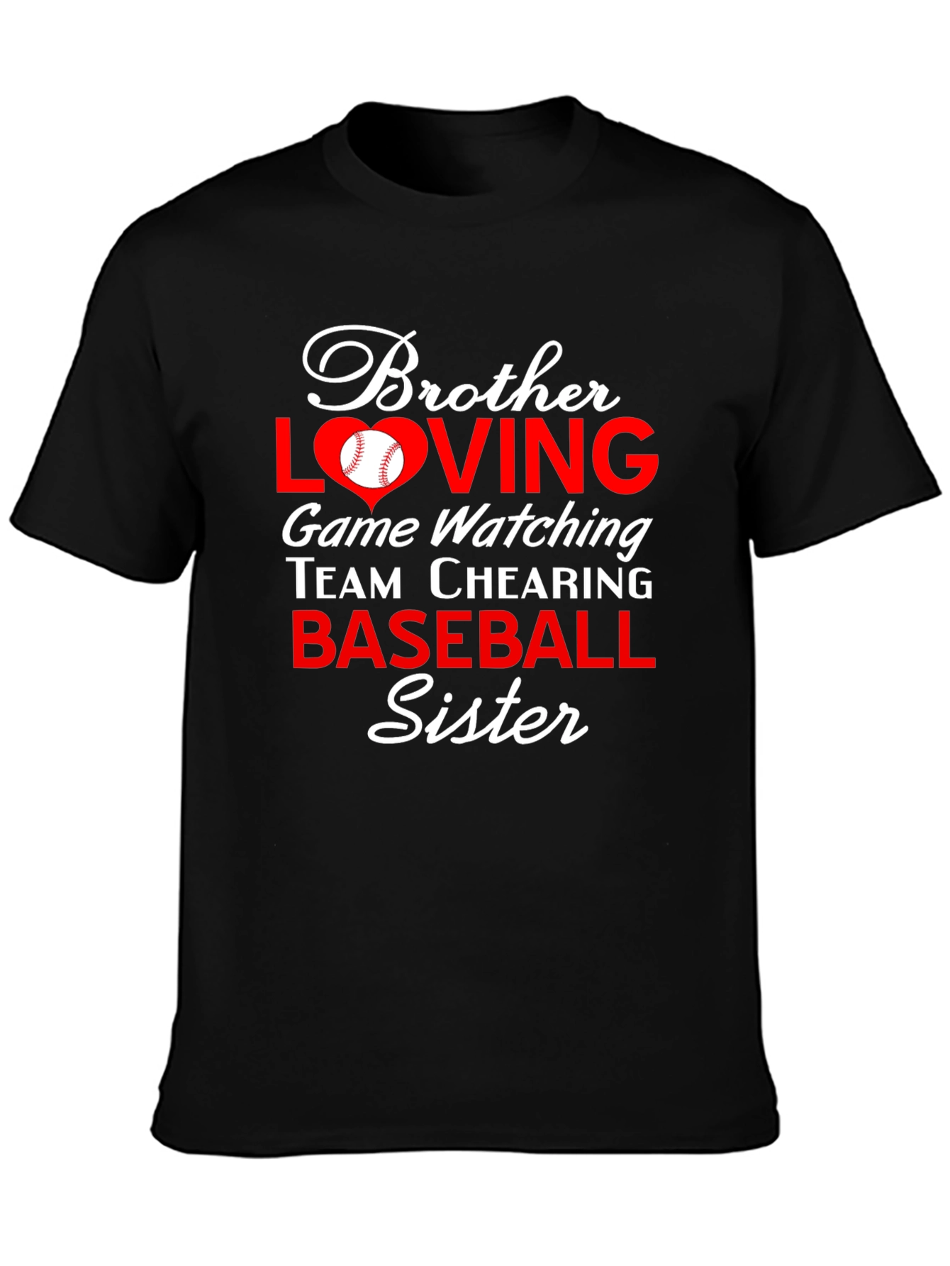 Brother Sister Baseball Game Shirt