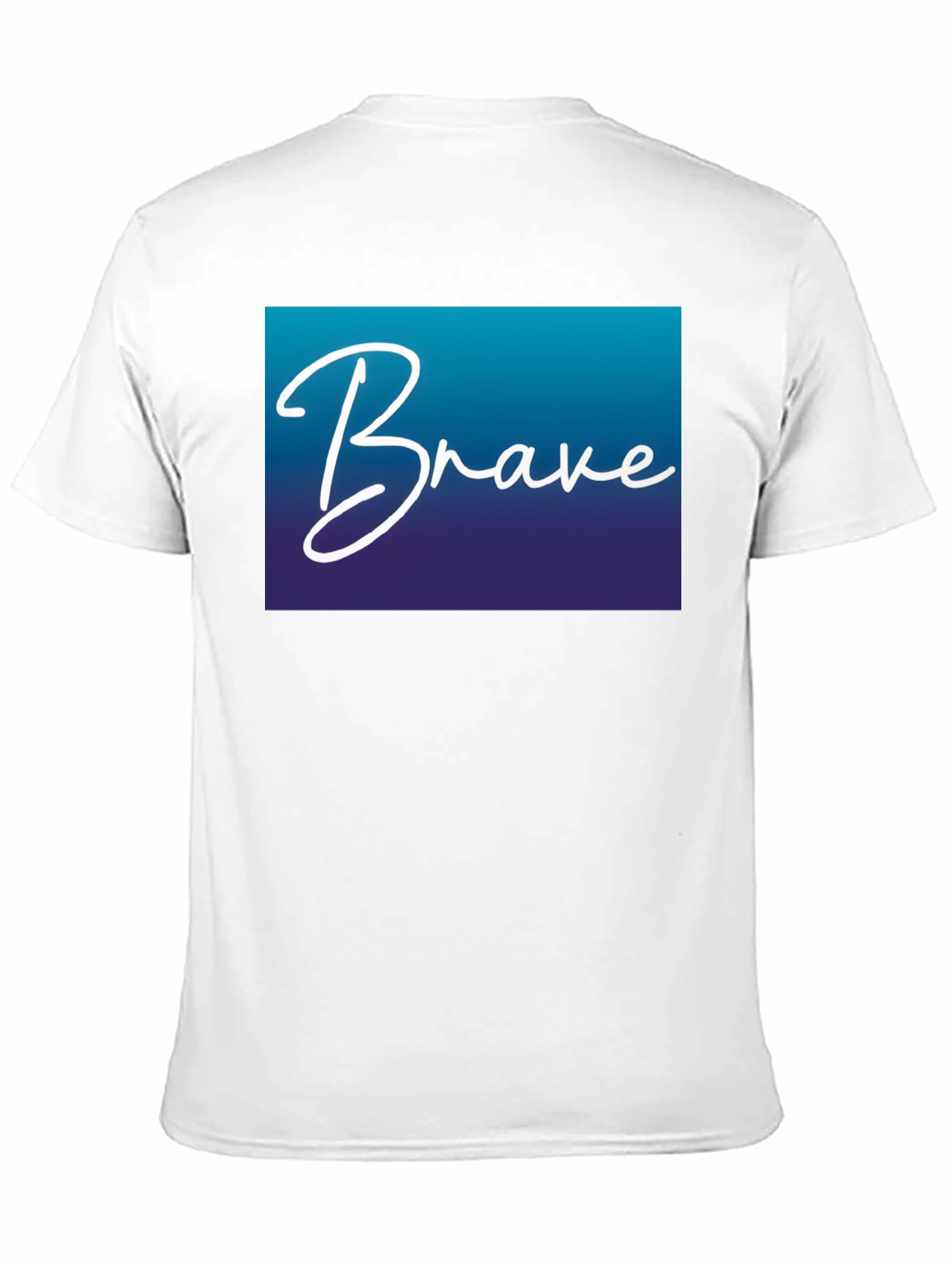 Brave Gradient Tee - Motivational T-Shirt