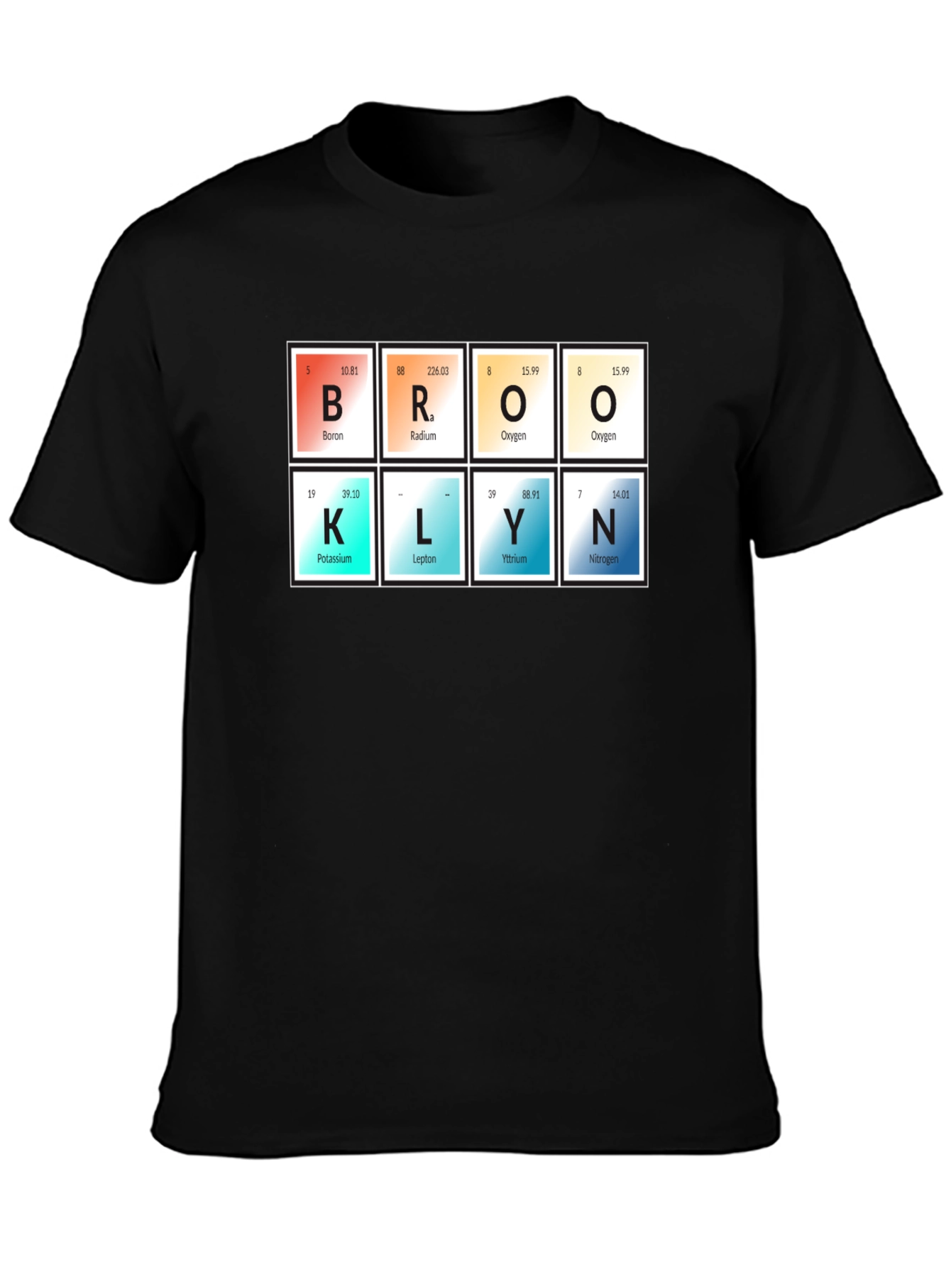Brooklyn Periodic Table T-Shirt - Science Style!