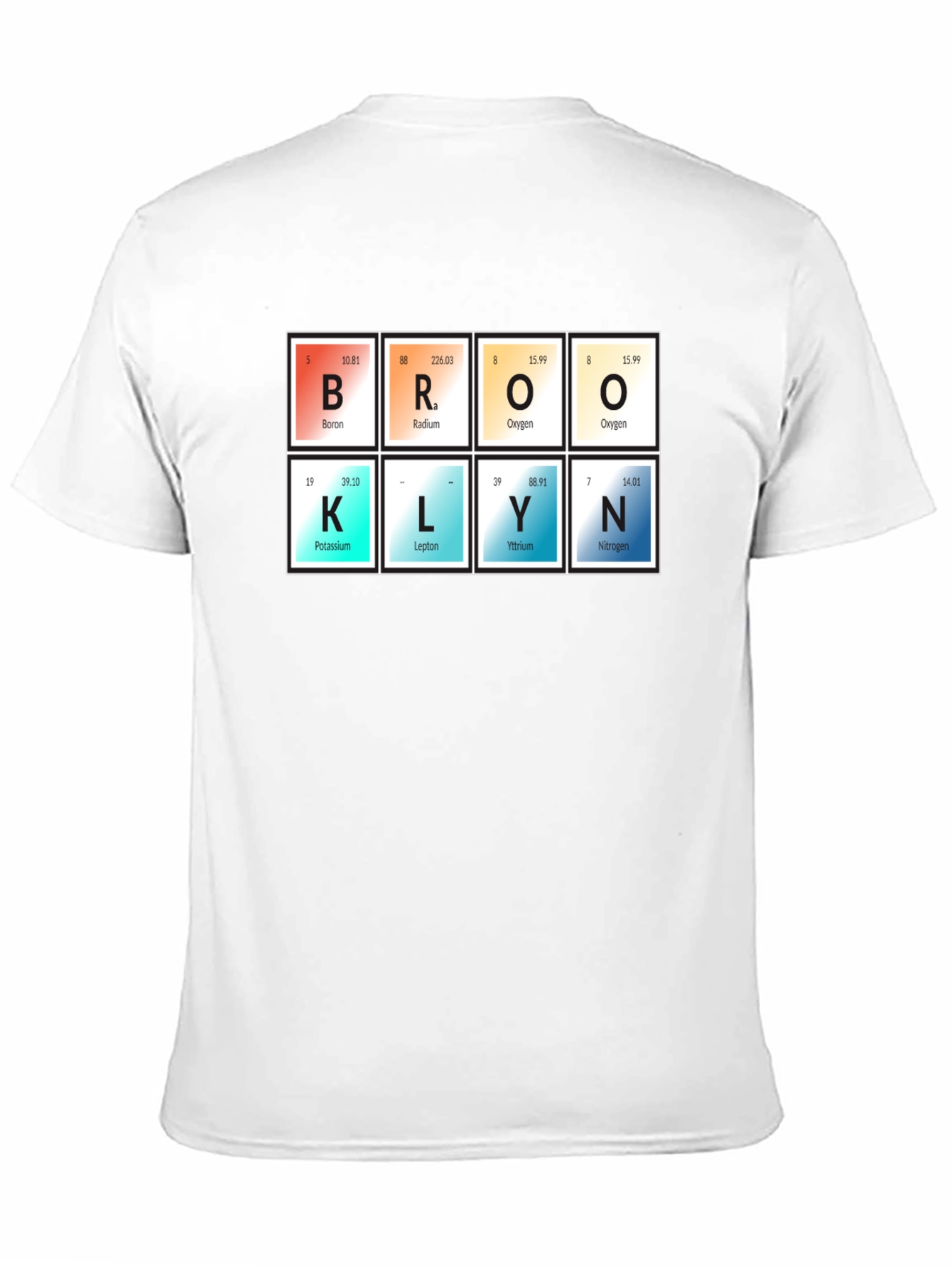 Brooklyn Periodic Table T-Shirt - Science Style!