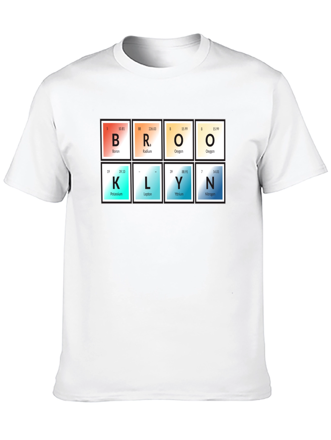 Brooklyn Periodic Table T-Shirt - Science Style!