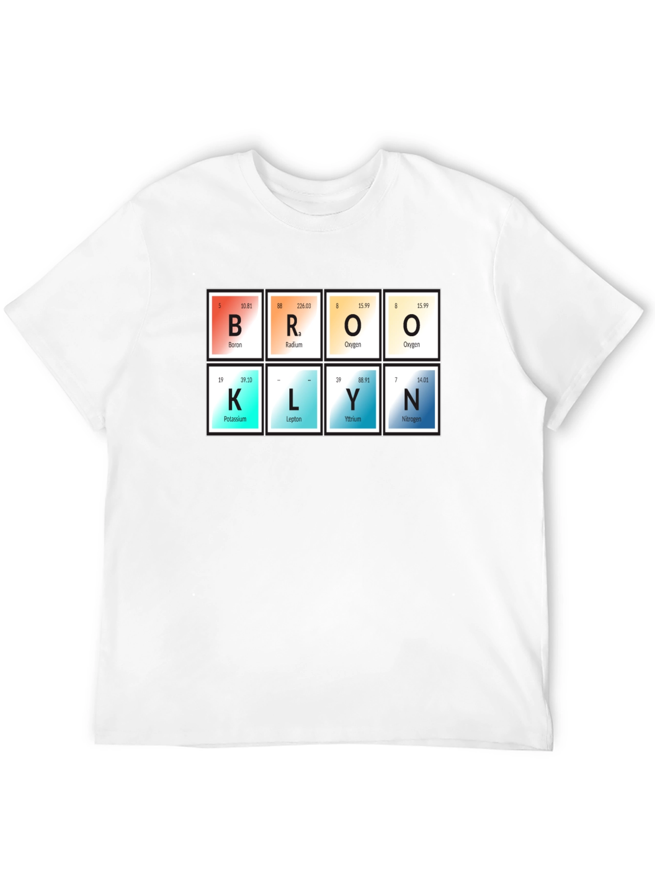 Brooklyn Periodic Table T-Shirt - Science Style!