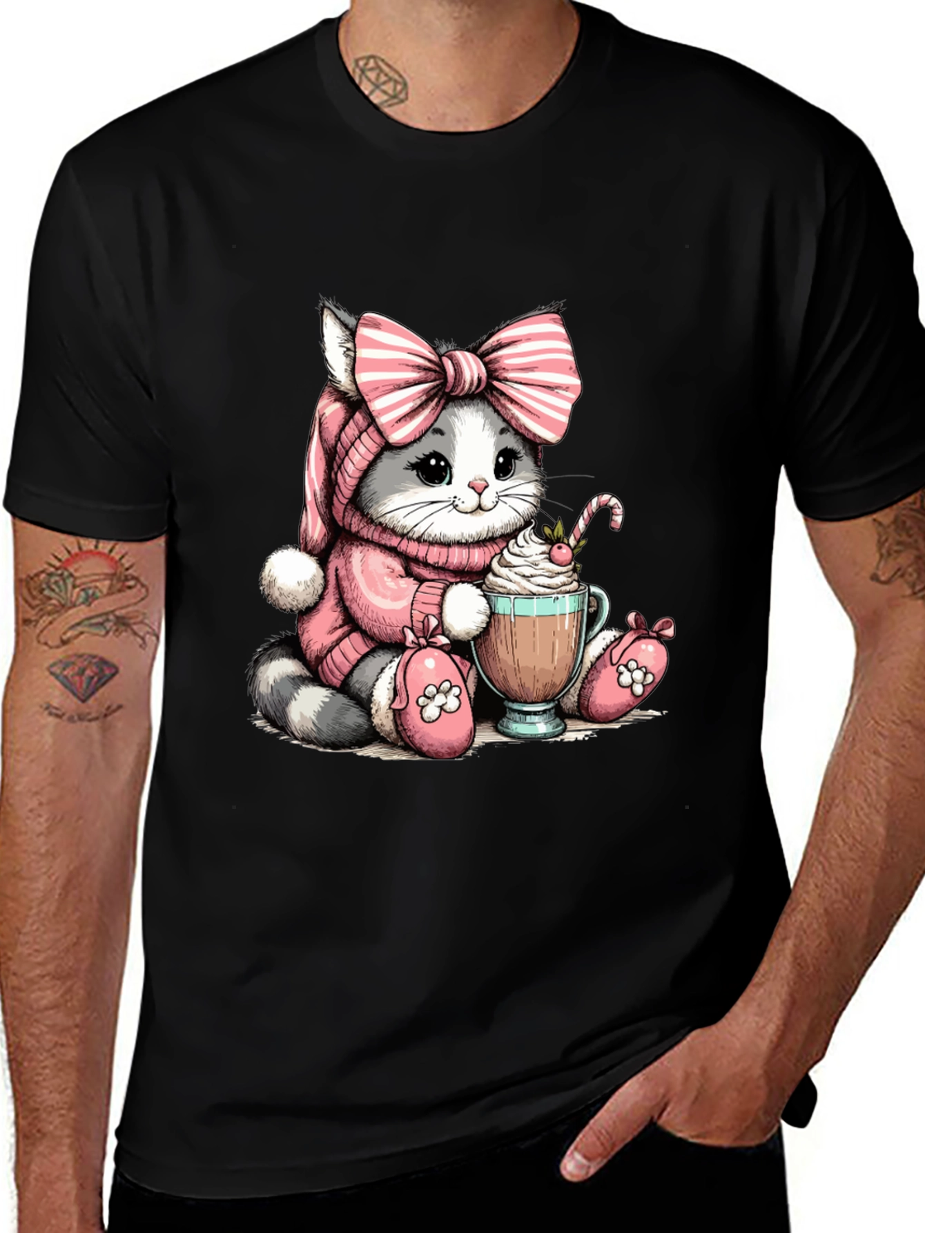Cute Kitten Cocoa T-Shirt