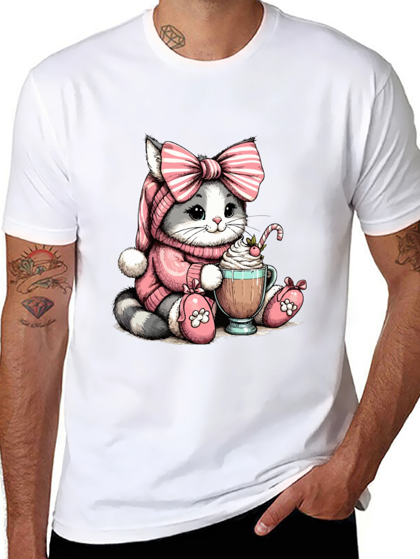 Cute Kitten Cocoa T-Shirt