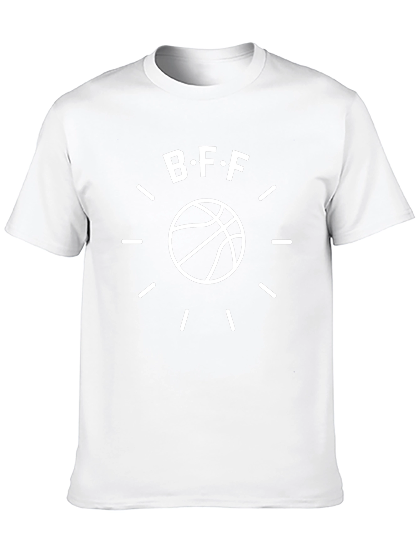 BFF Basketball Graphic Tee - Black Cotton Blend