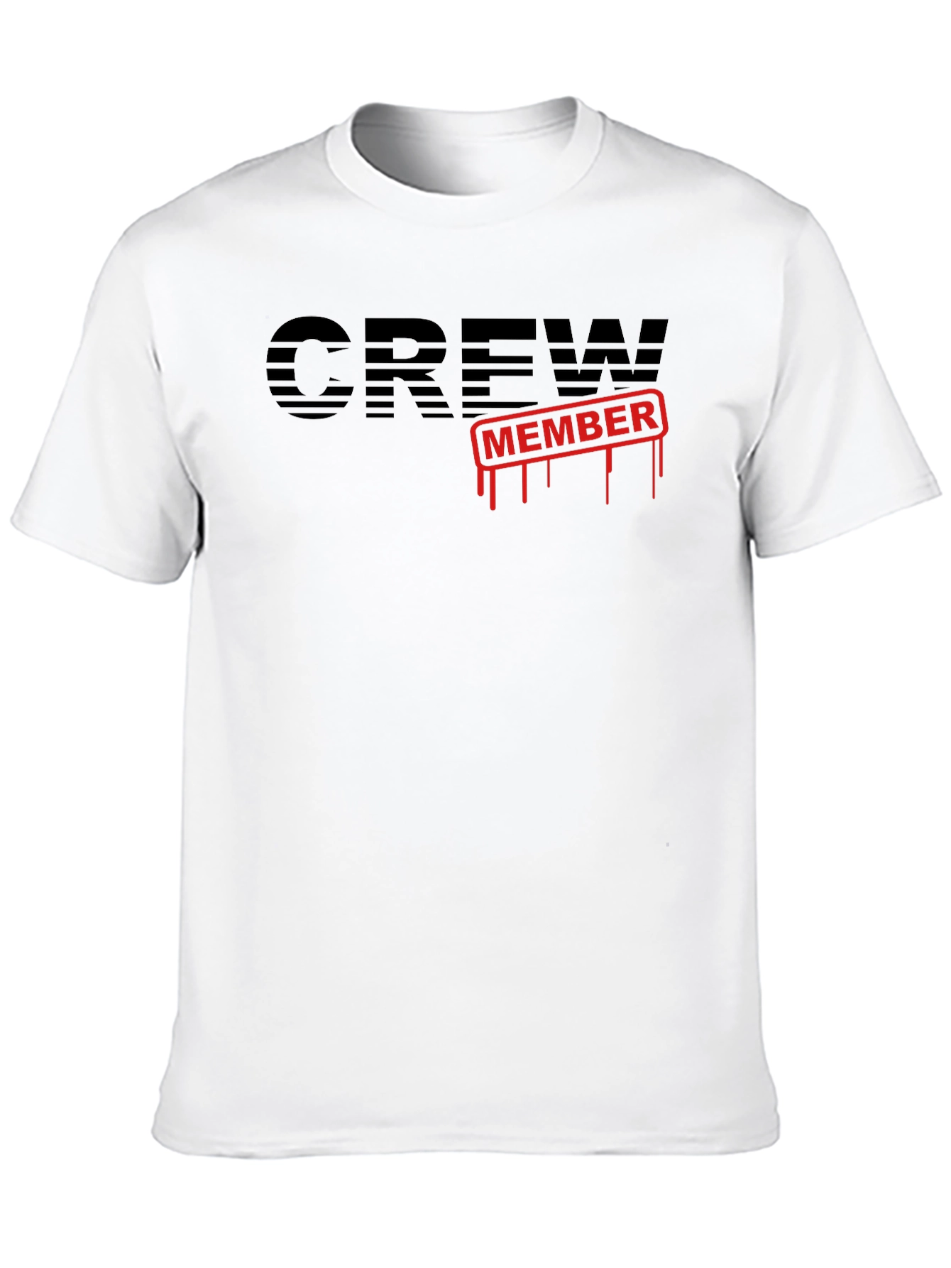 Crew Member Graphic T-Shirt - Black
