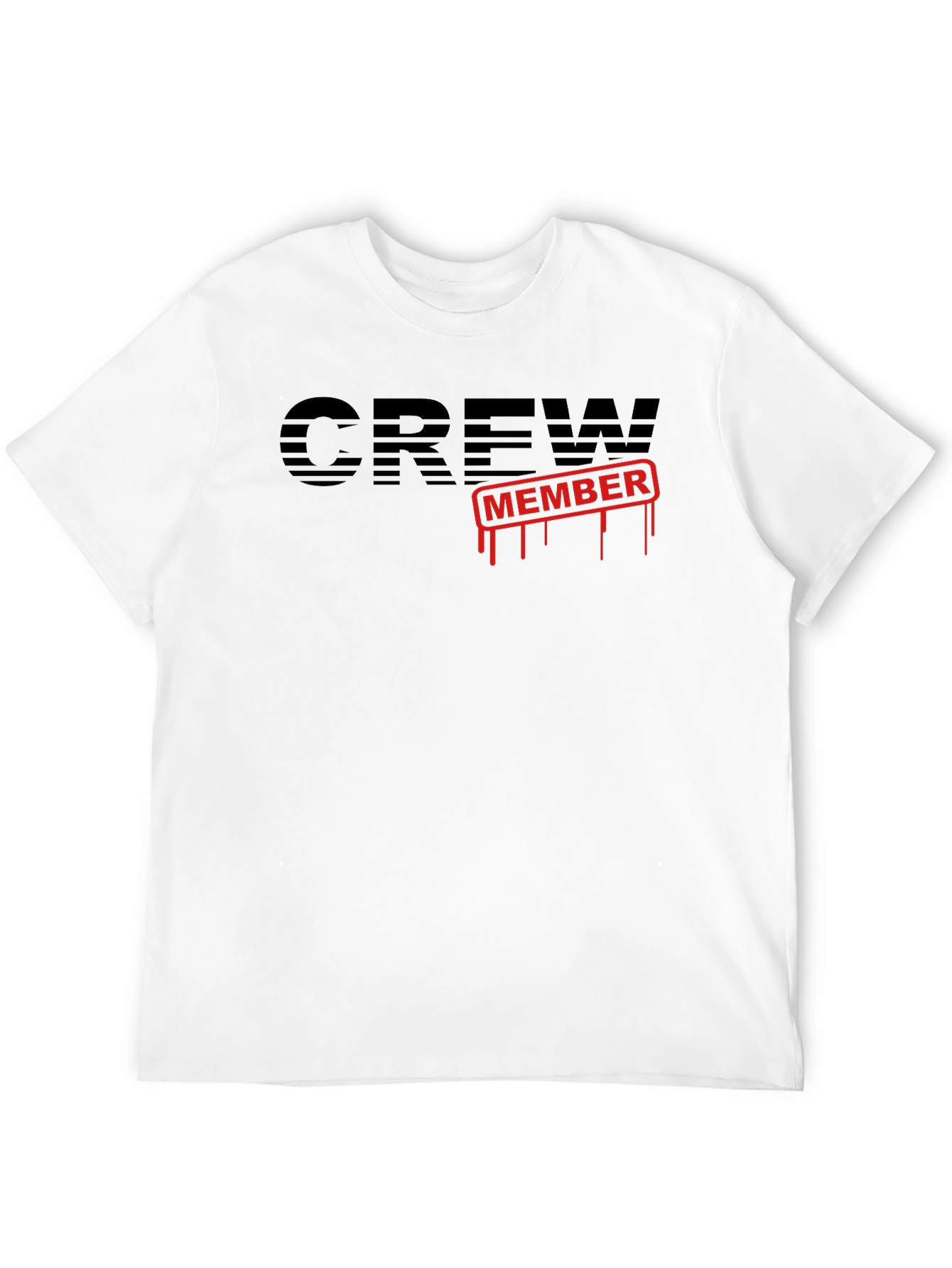 Crew Member Graphic T-Shirt - Black