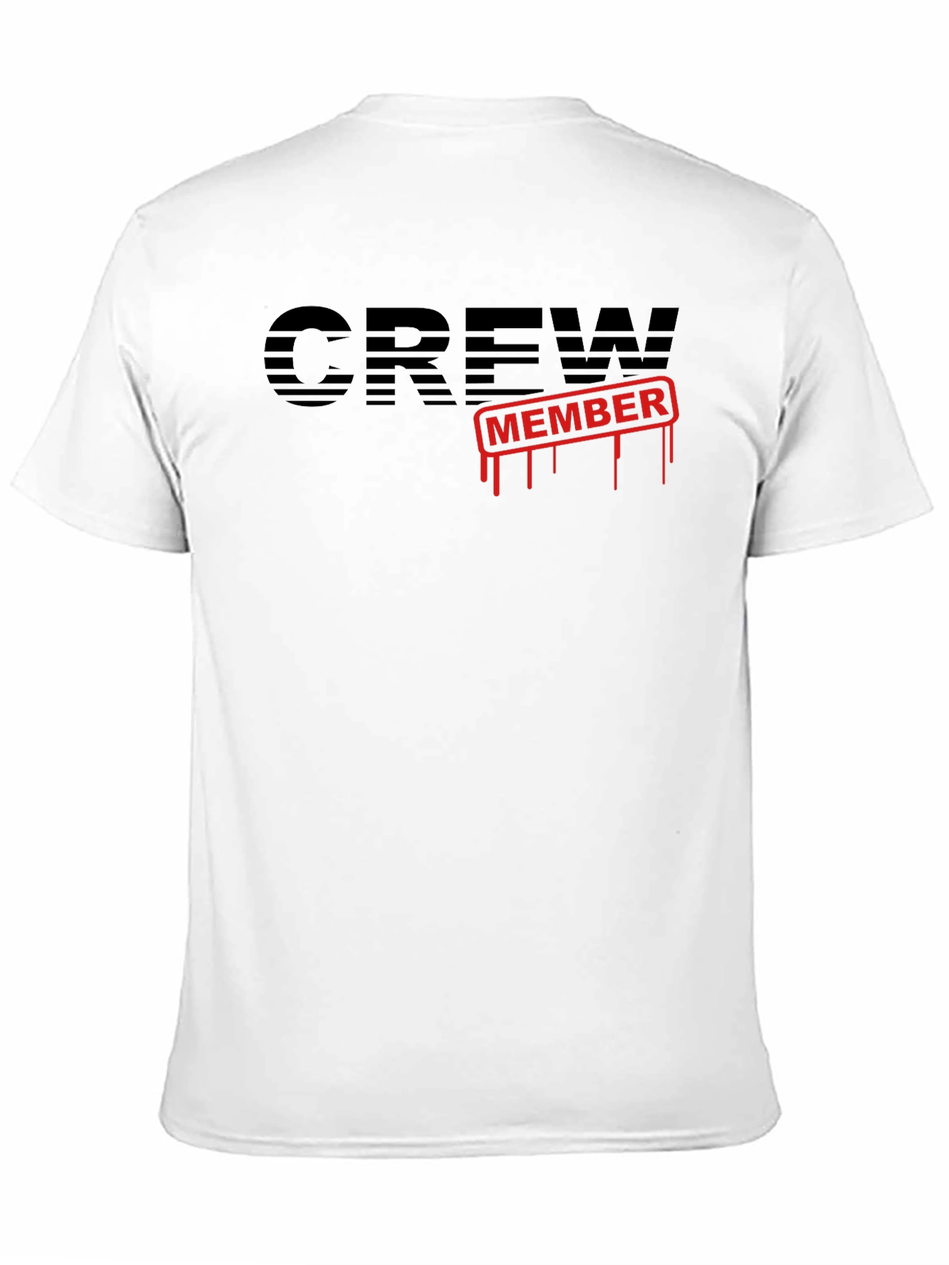 Crew Member Graphic T-Shirt - Black