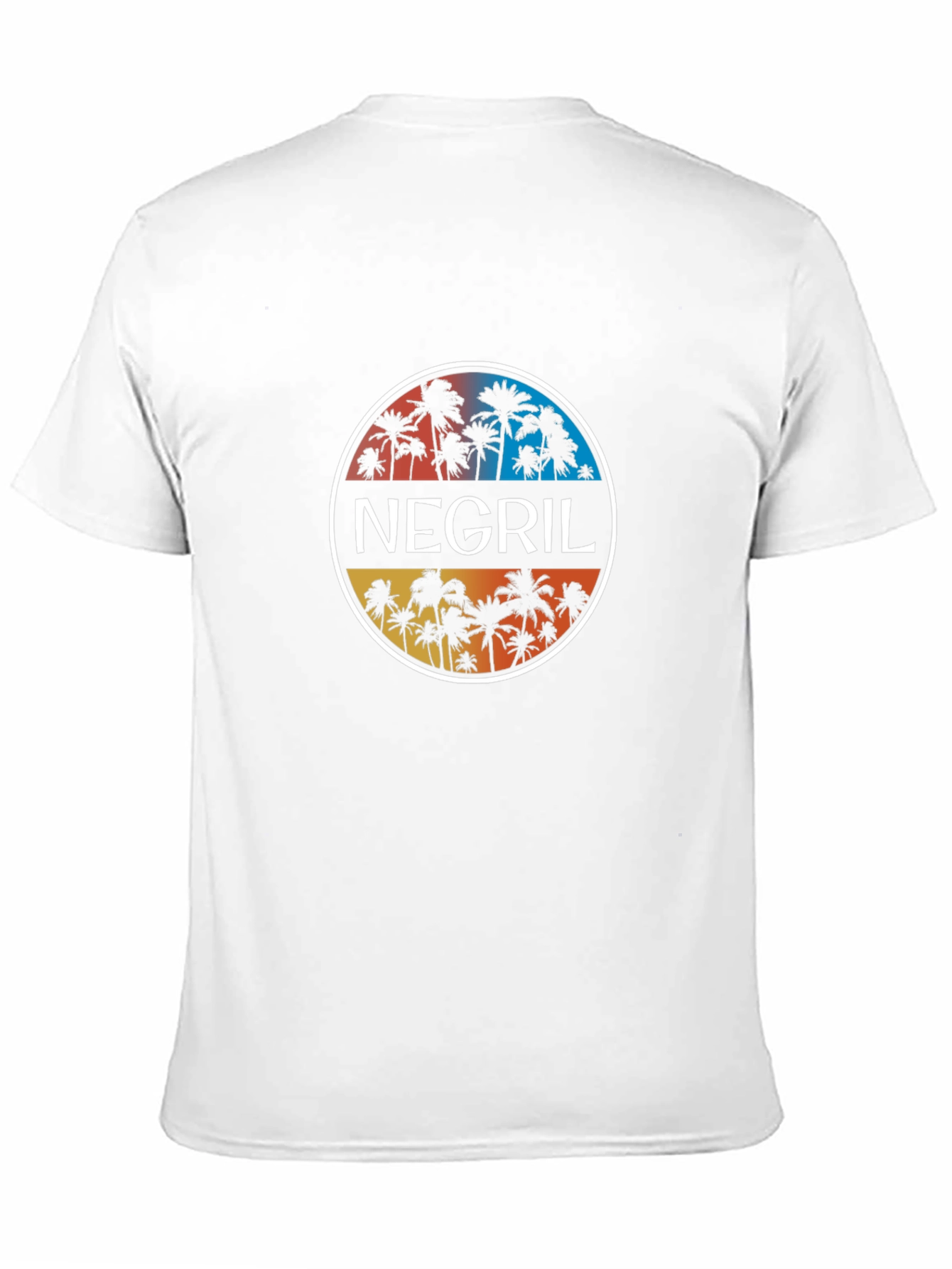 Negril Palm Tree T-Shirt - Tropical Vibes