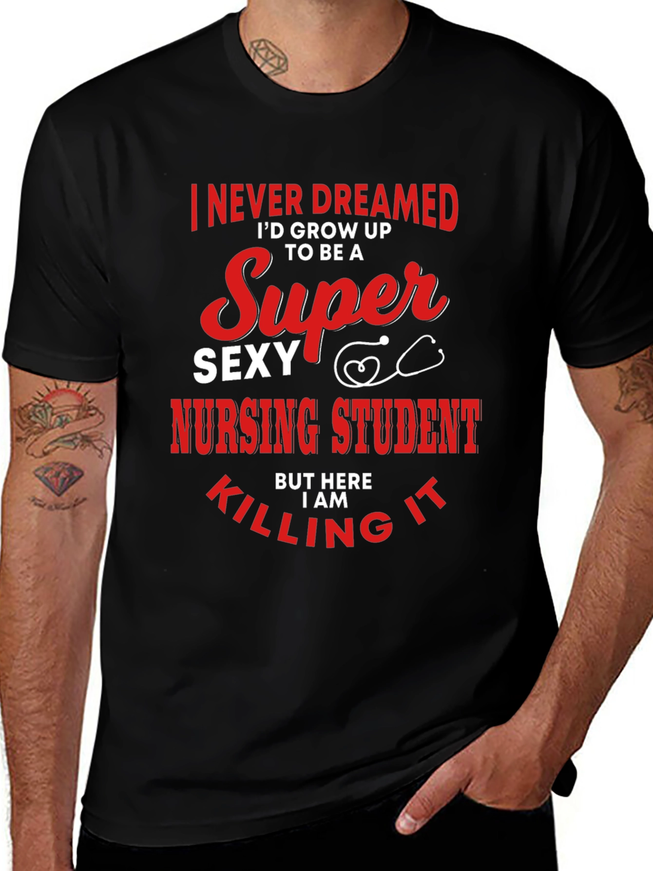 Super Sexy Nursing Student Graphic T-Shirt