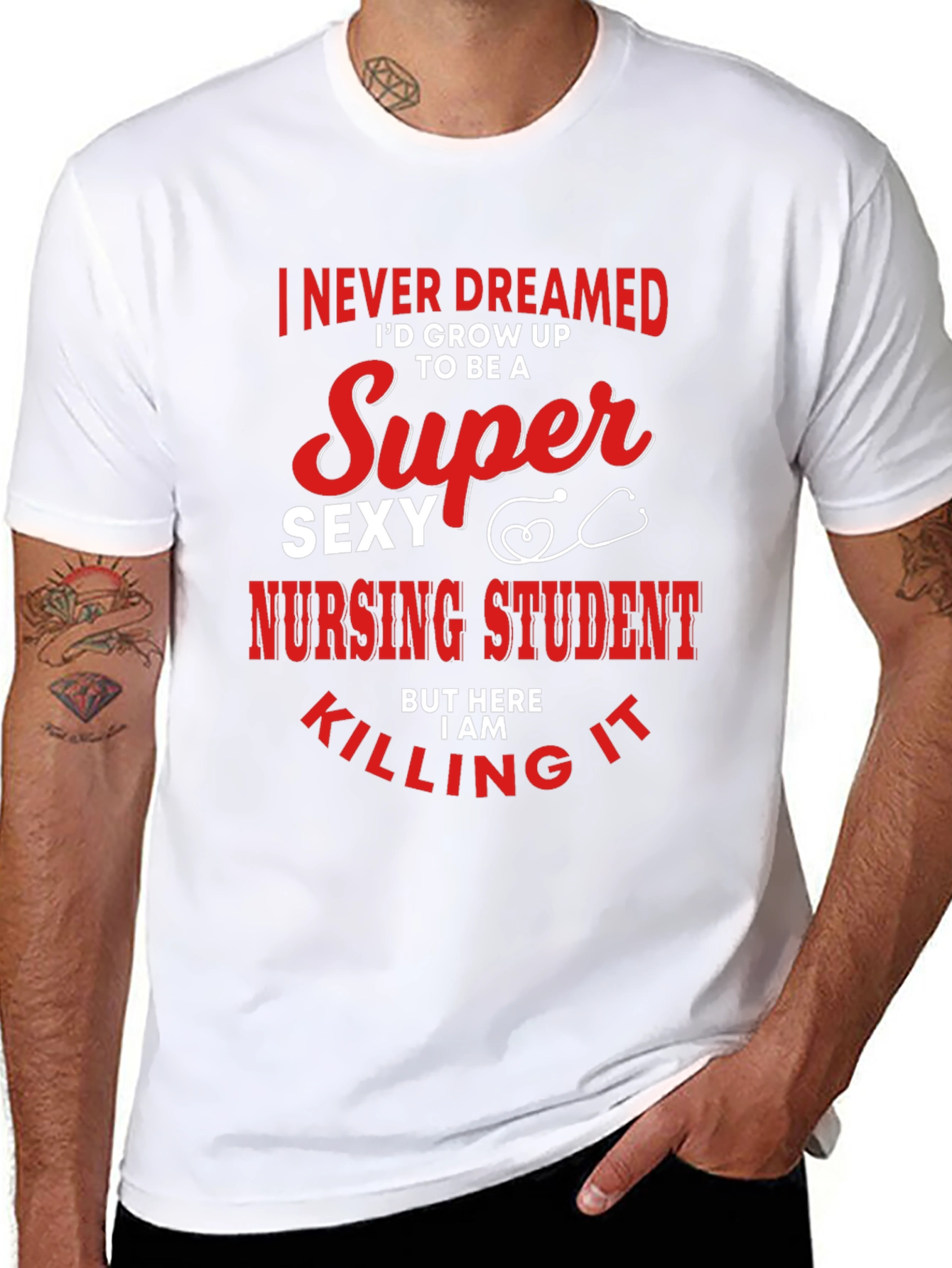 Super Sexy Nursing Student Graphic T-Shirt