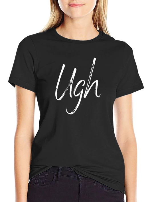 Ugh Graphic Tee - Mens Black T-Shirt