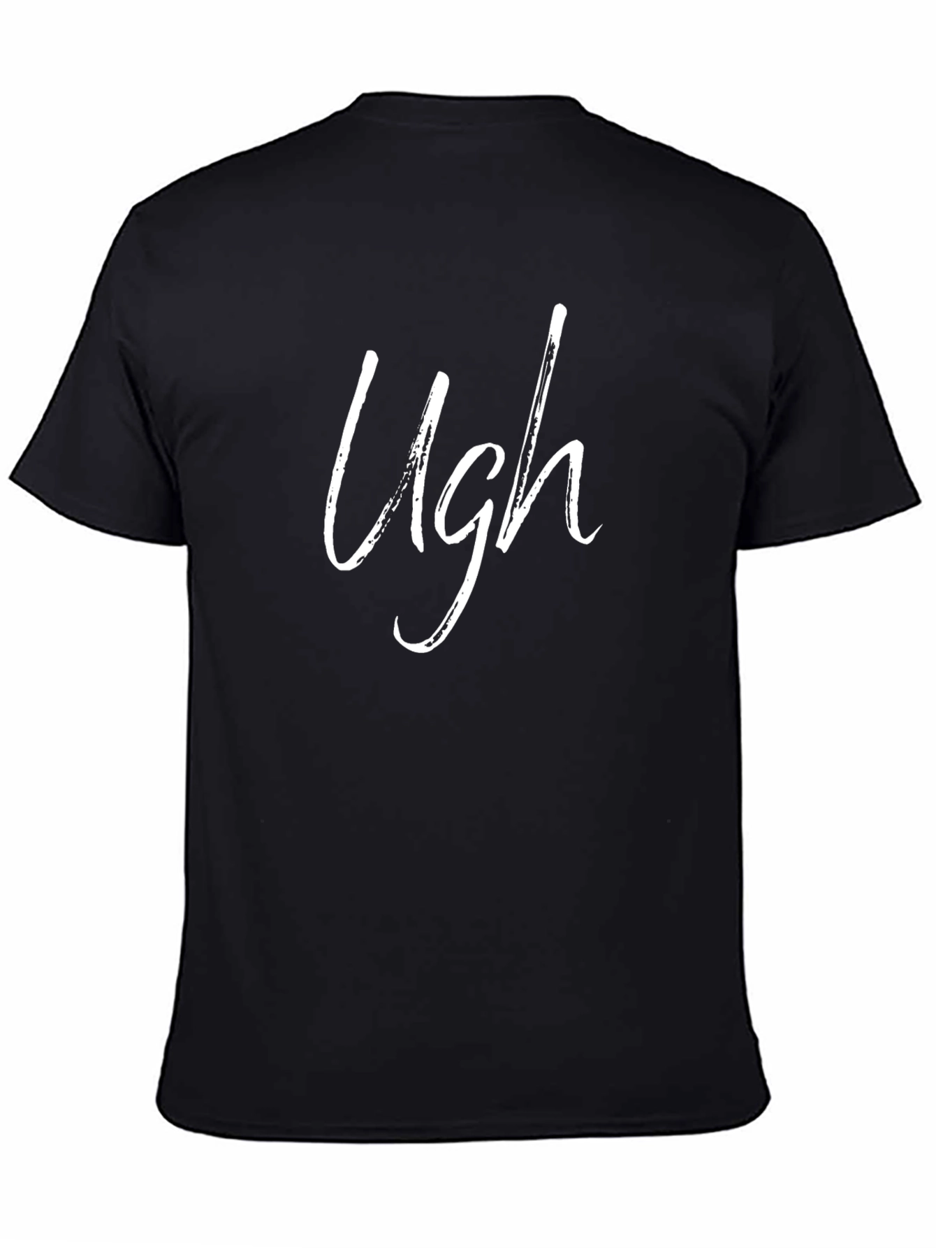 Ugh Graphic Tee - Mens Black T-Shirt