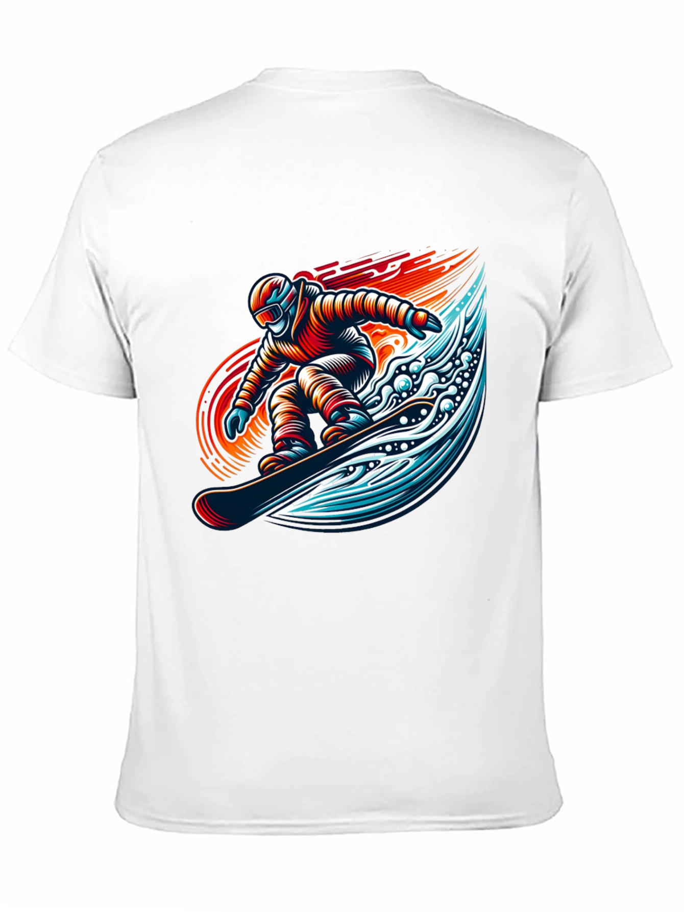 Snowboarder Graphic Tee - Cool Sport Design