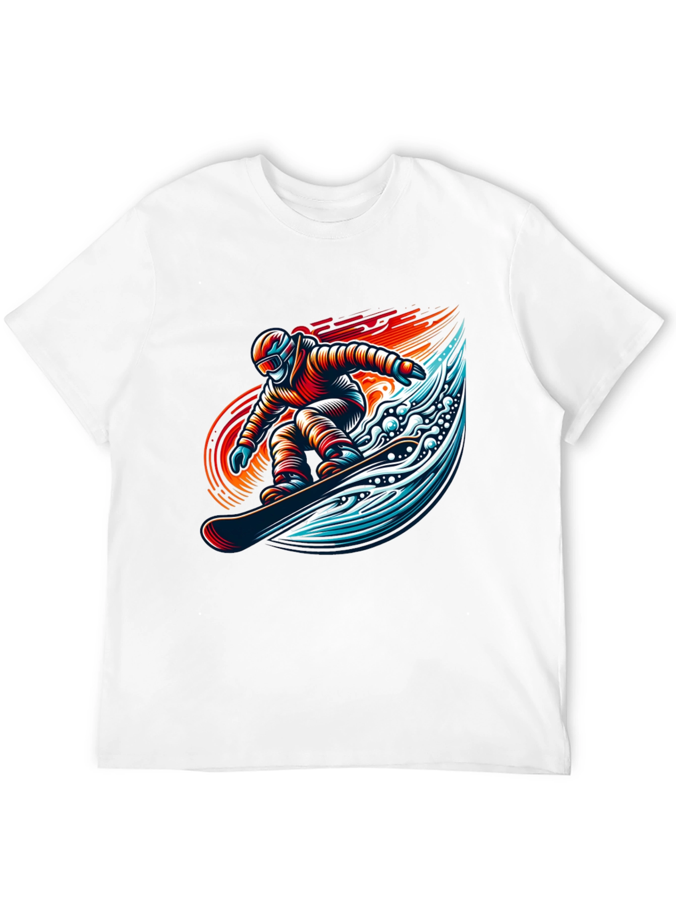 Snowboarder Graphic Tee - Cool Sport Design