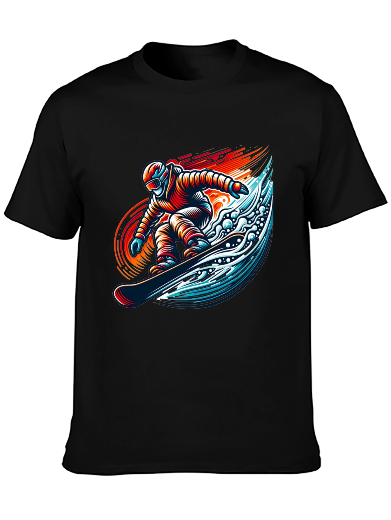 Snowboarder Graphic Tee - Cool Sport Design