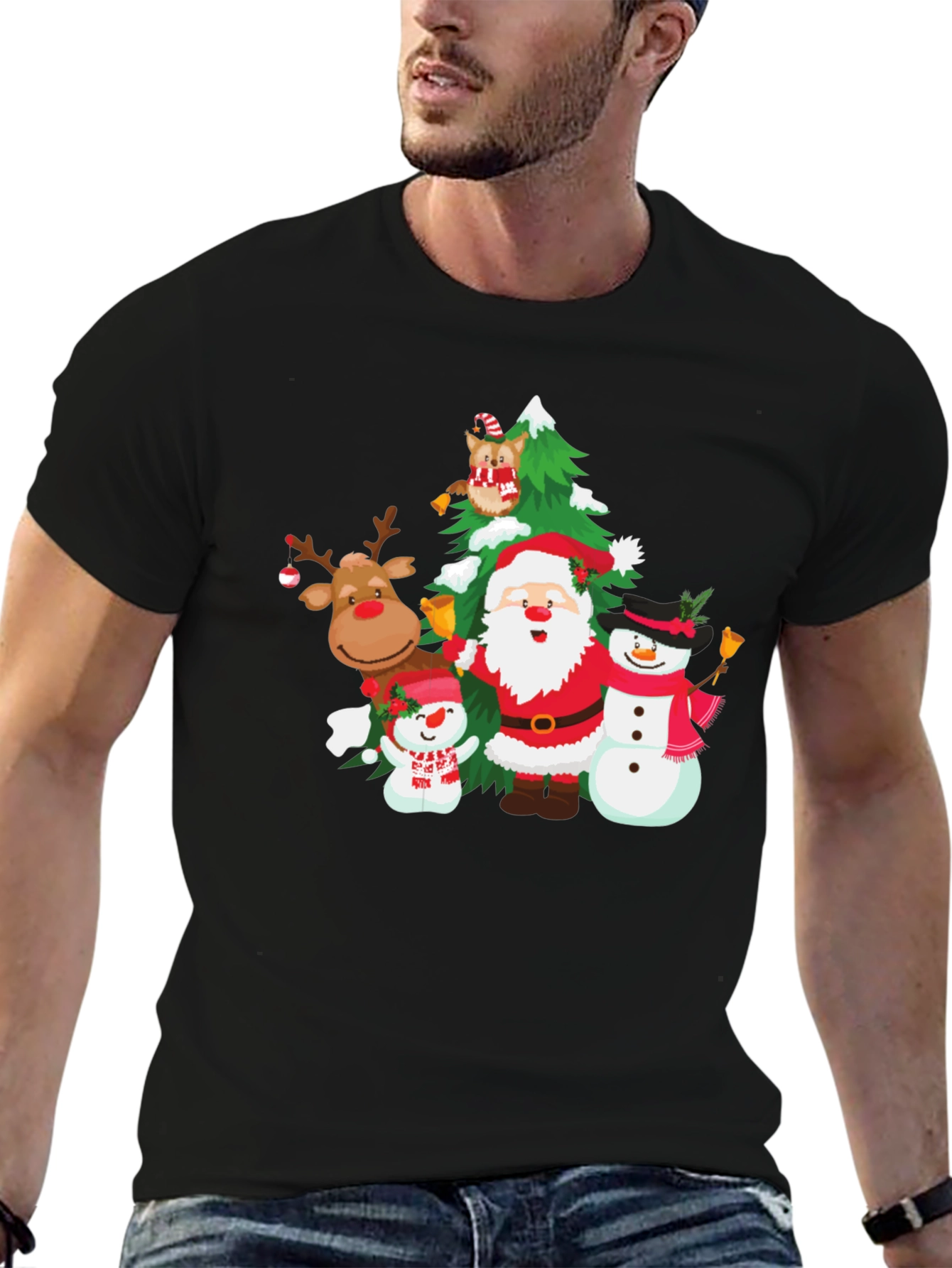 Festive Christmas Graphic T-Shirt