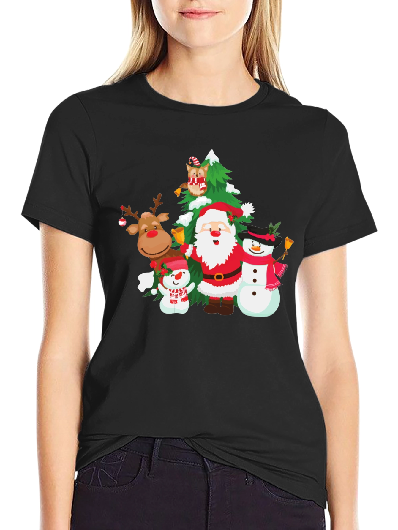 Festive Christmas Graphic T-Shirt