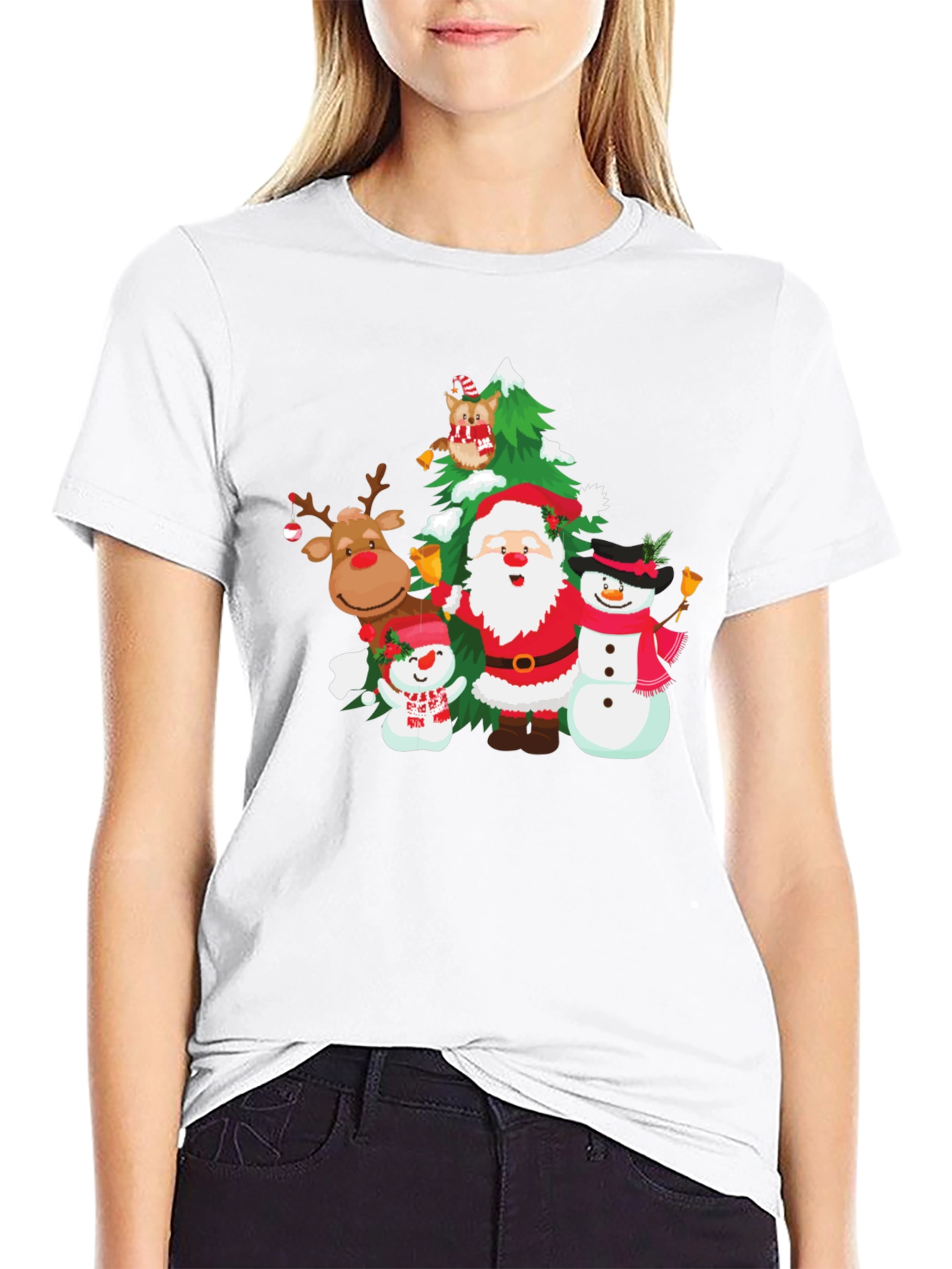 Festive Christmas Graphic T-Shirt