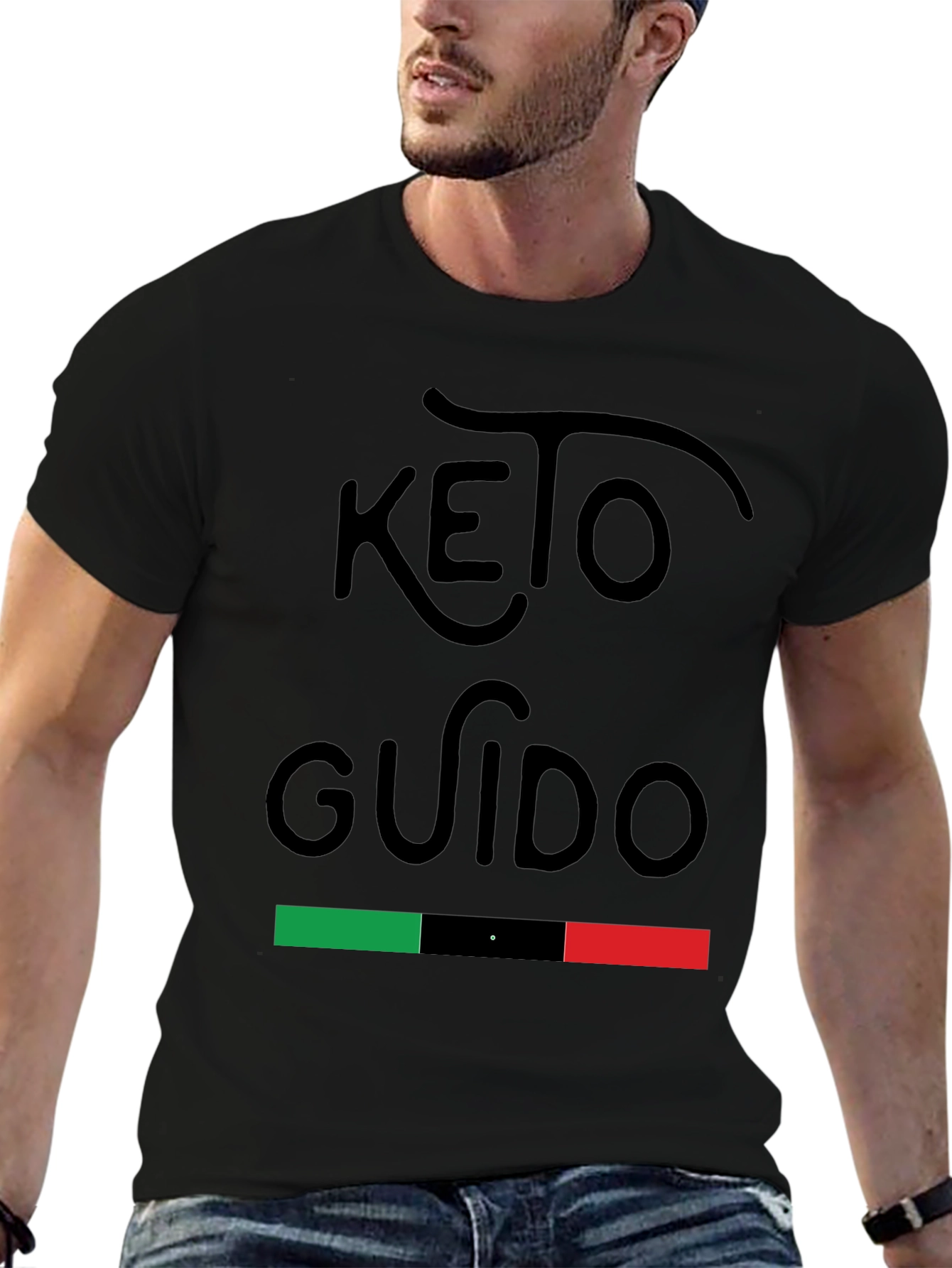 Keto Guido T-Shirt - Italian Pride Black