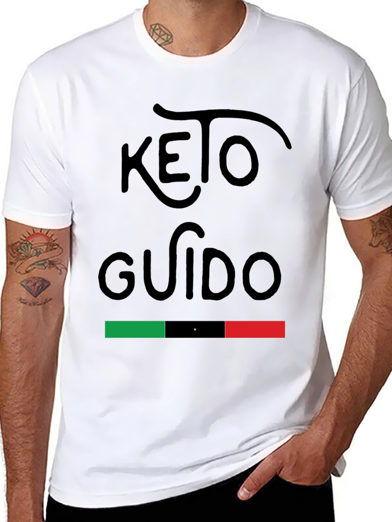 Keto Guido T-Shirt - Italian Pride Black