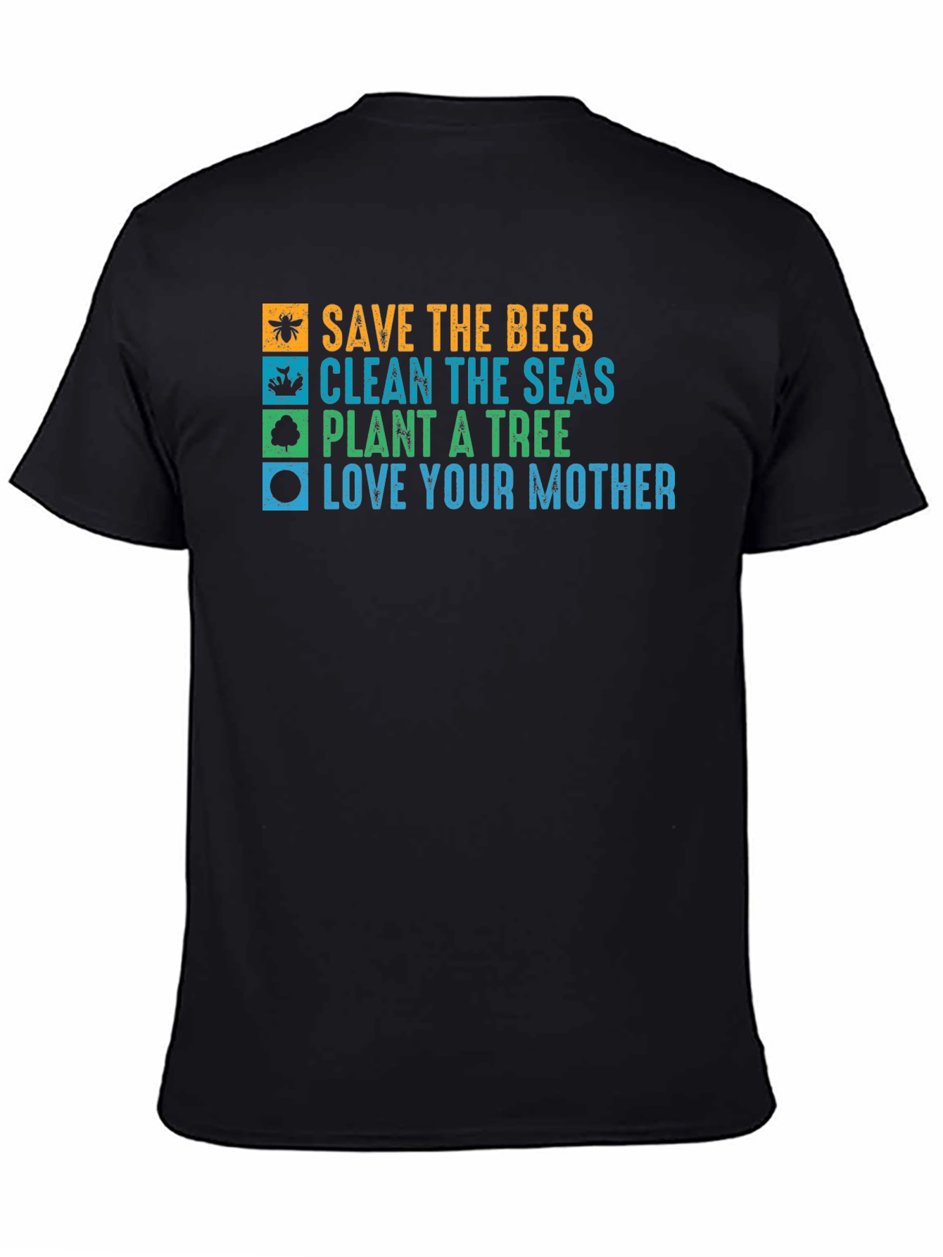 Eco-Friendly Graphic Tee: Save the Bees Love Your Mother